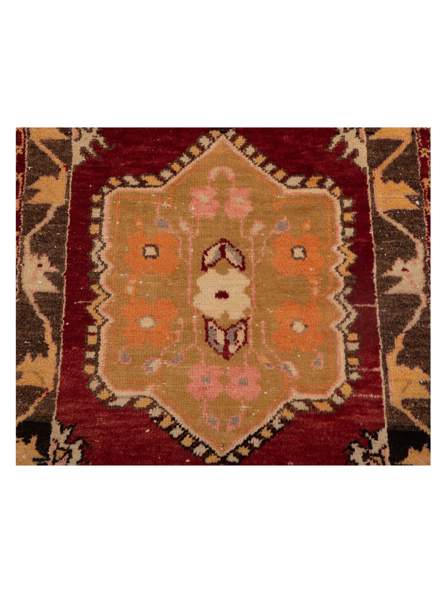 Old Anatolian 148499 Red Brown 2.10x5.10 Hand Knotted Rug