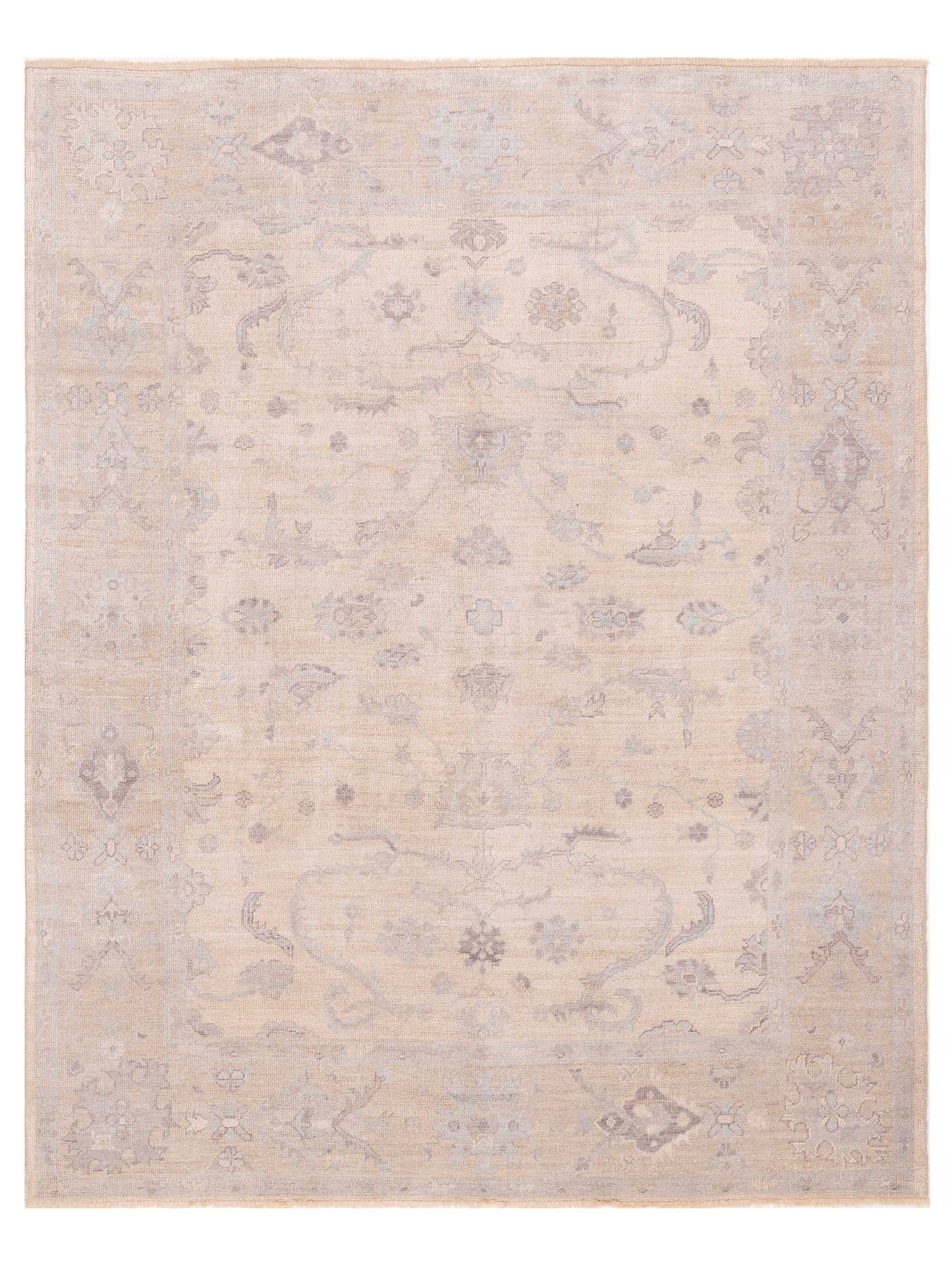 Anadol Angora Oushak  Ivory Ivory Traditional