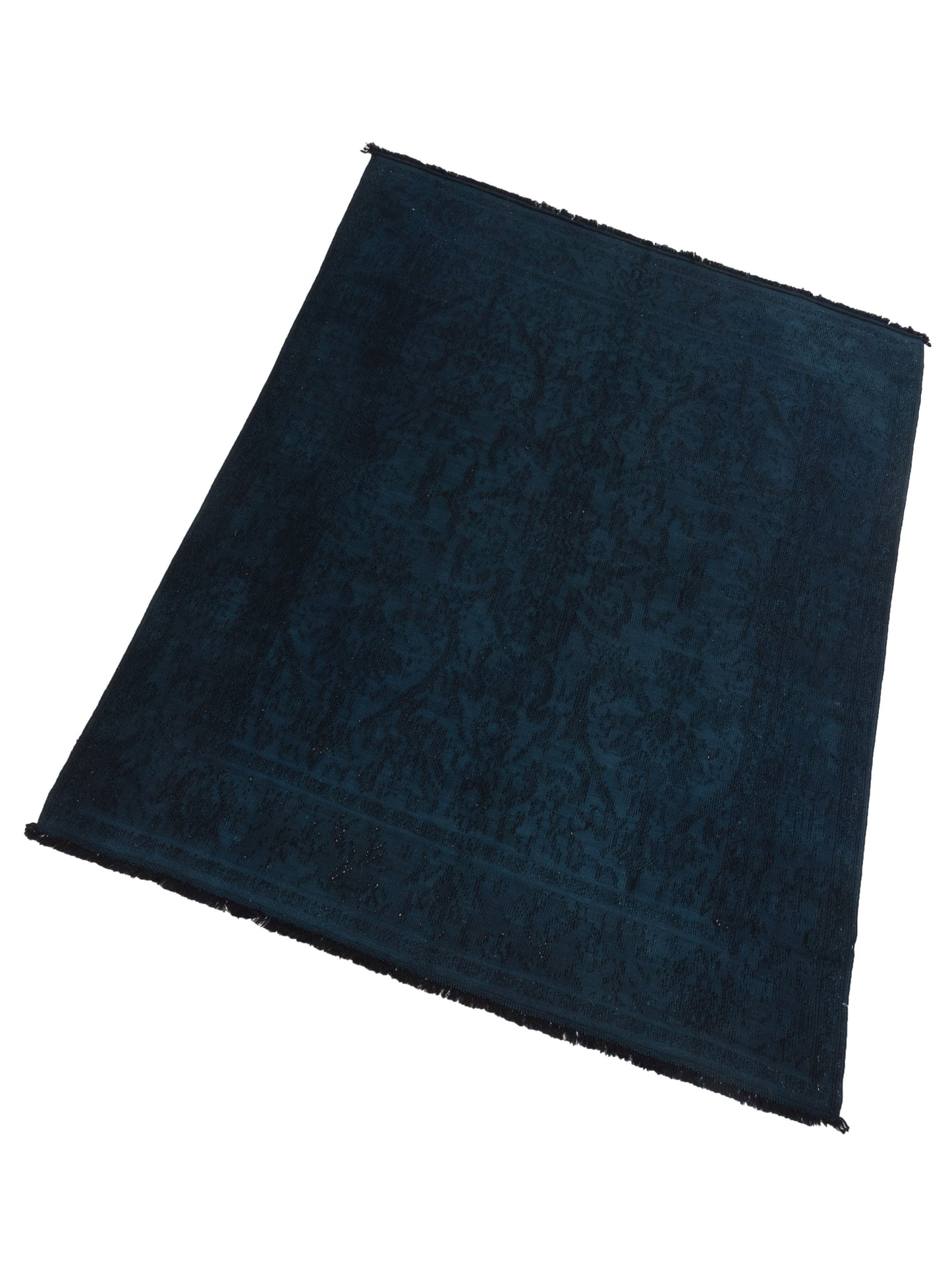 Vintage 70434 Indigo 6.7x8.6 Hand Knotted Rug