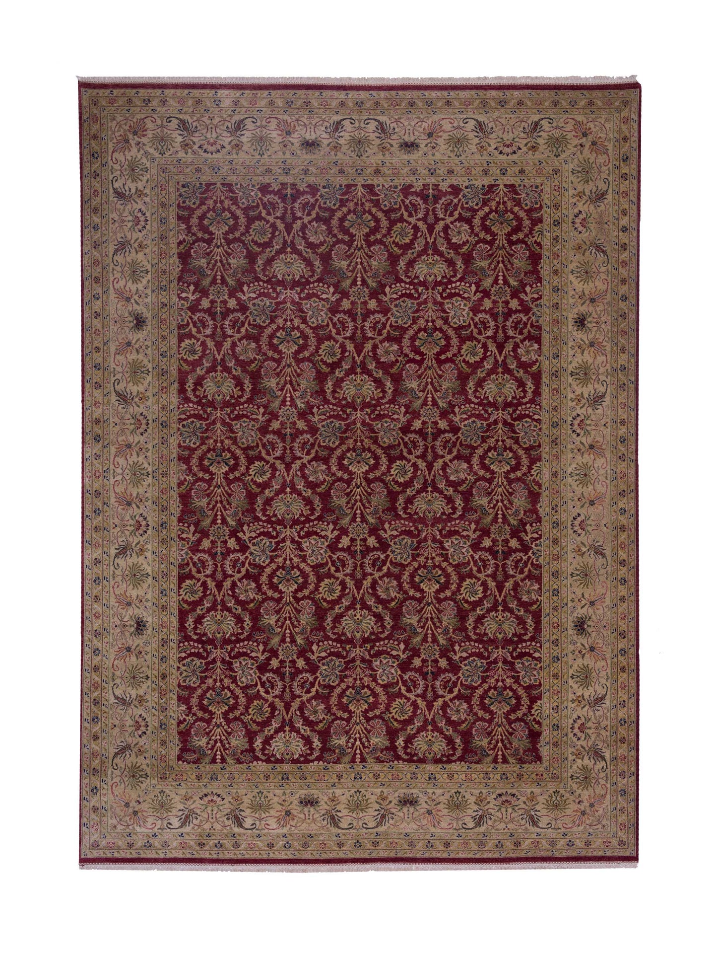 Rajpur Platinum  Red Ivory Traditional