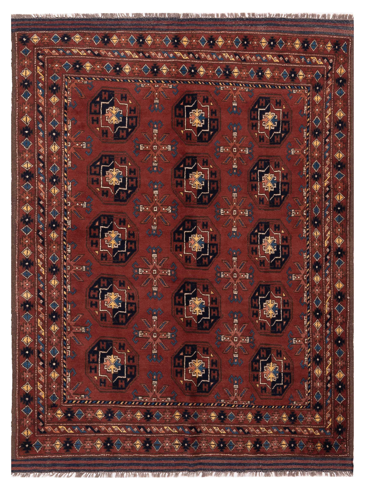 Nomad Afghan Belcik  Red Red Tribal