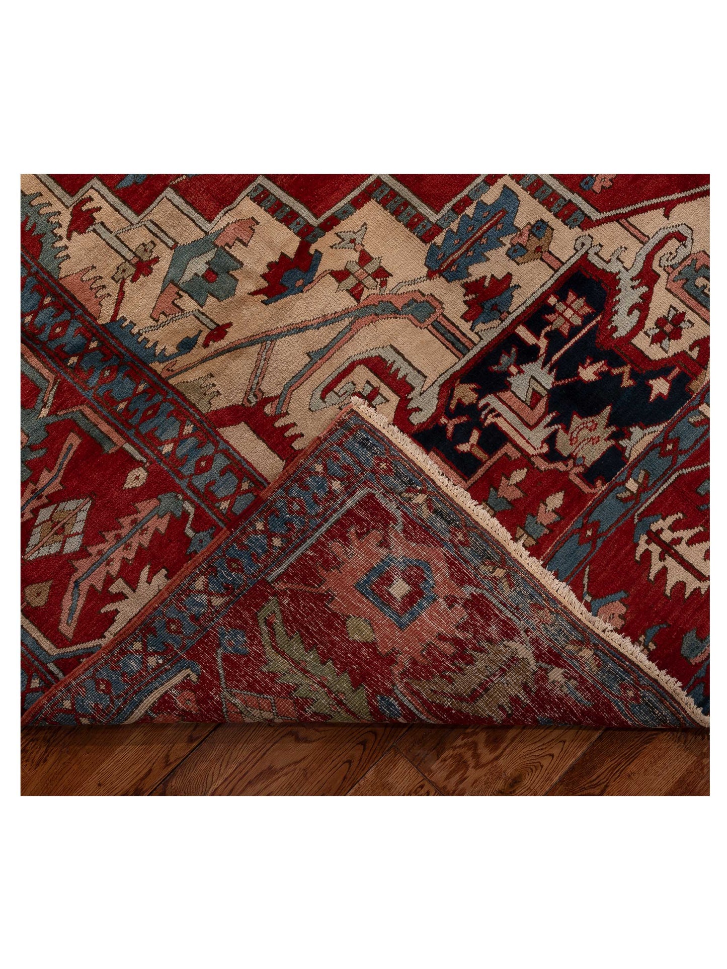 Persian Antique 154367 Red Red 10.5x12.10 Hand Knotted Rugs