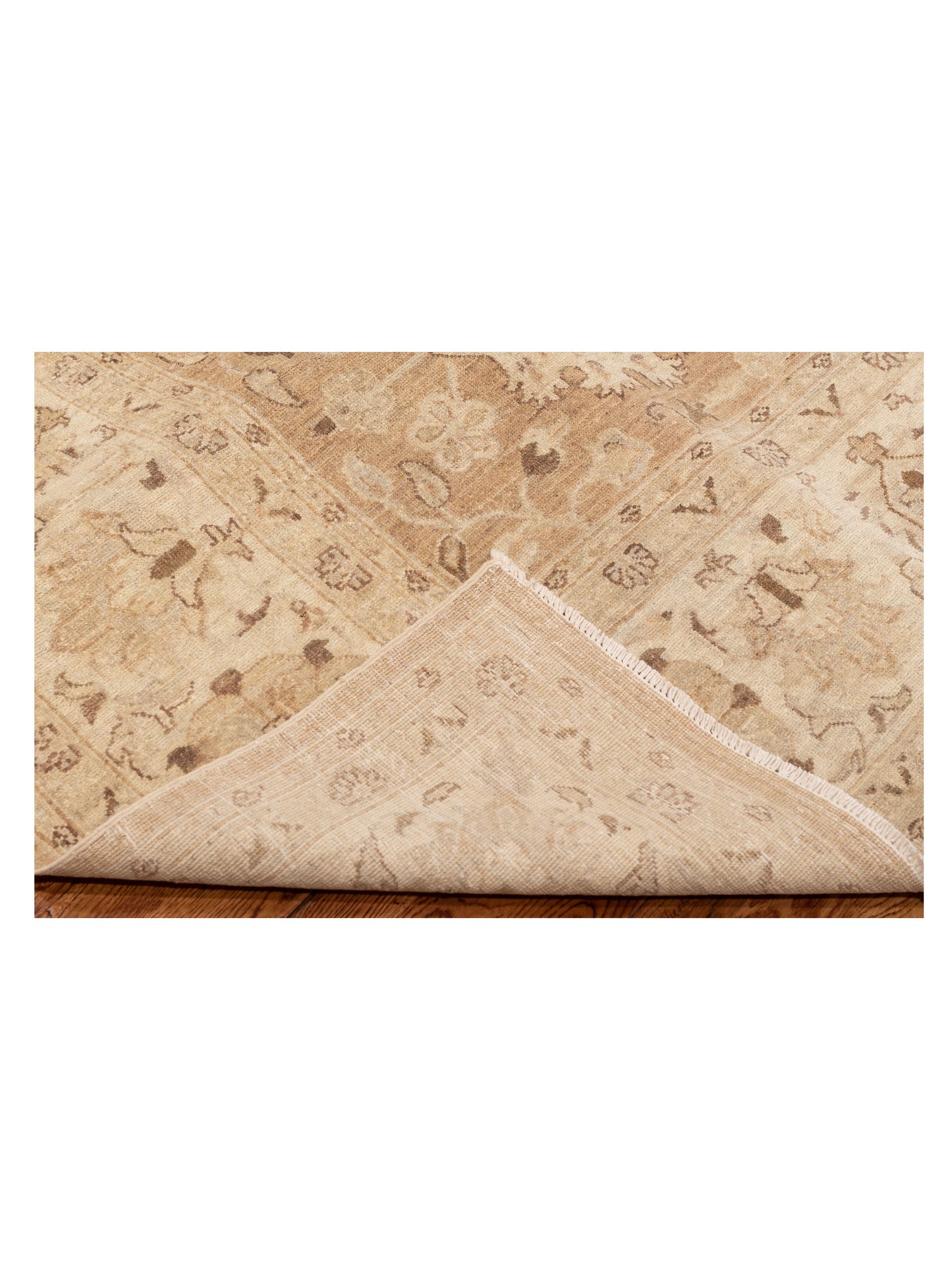 Laila 113112 Brown Beige 8.8x11.10 Hand Knotted Rug