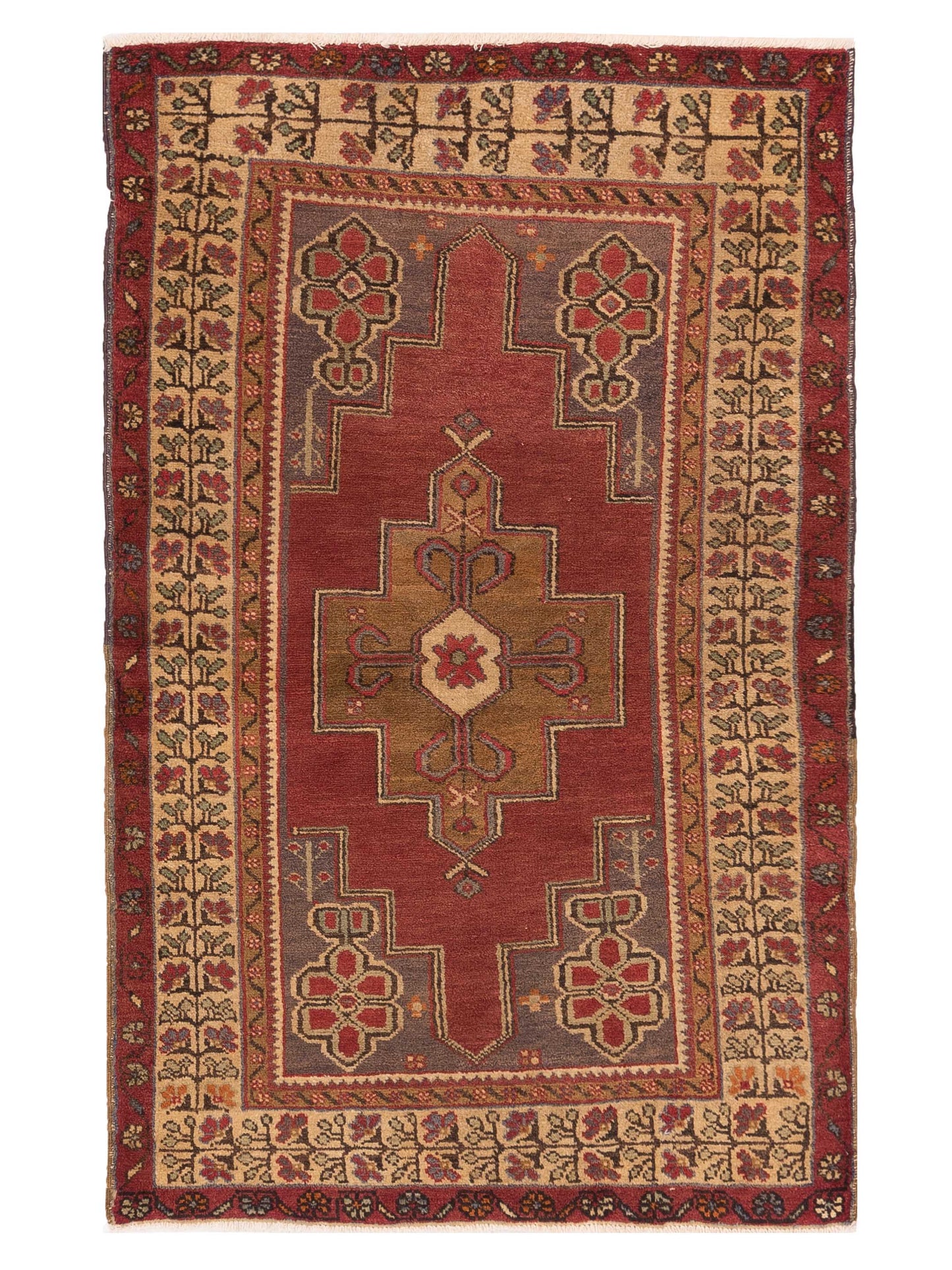 Pasha Old Anatolian  Rust Ivory Traditional