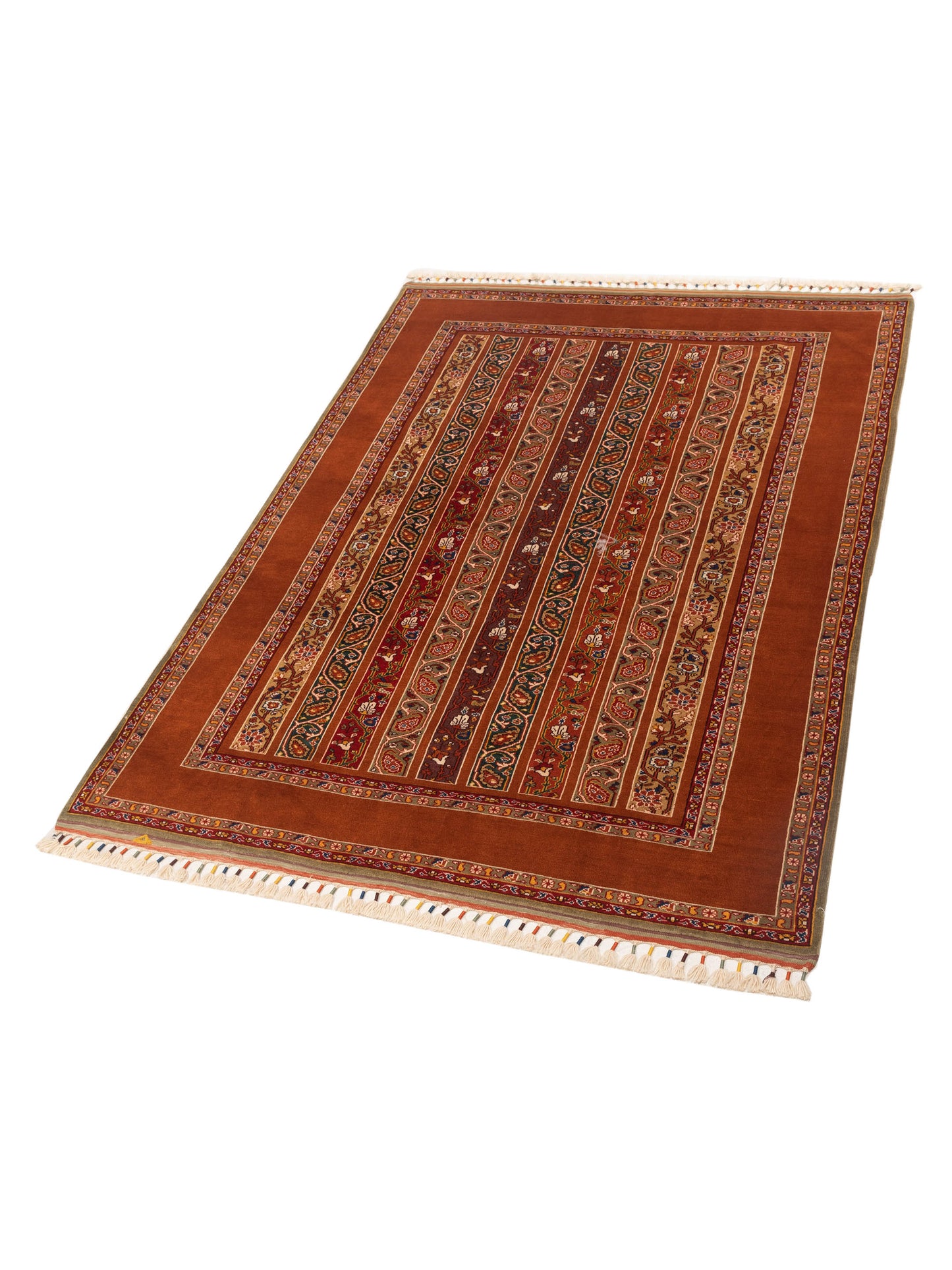 Shawl 145133 Multi 6.7x8.10 Hand Knotted Rug