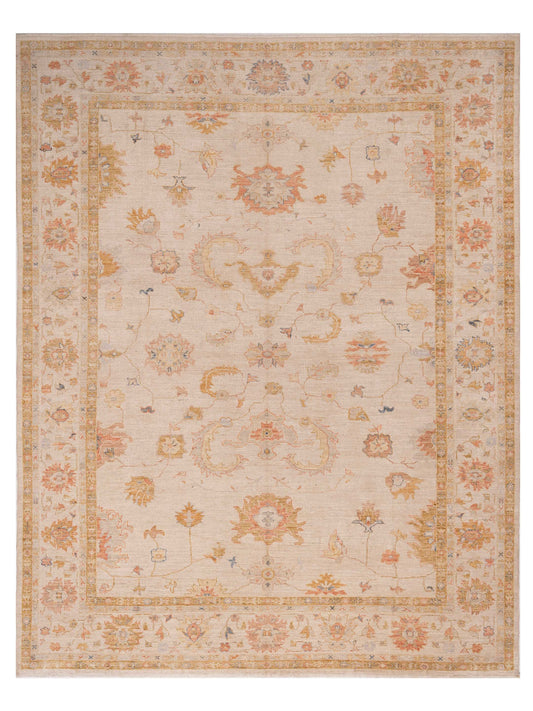 Anadol Angora Oushak  Ivory Ivory Traditional
