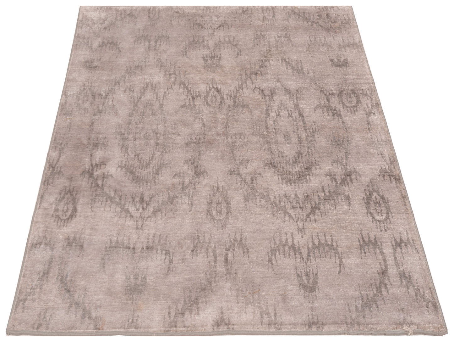 Tibetino 118877 Silver Green 6x6 Hand Knotted Rug