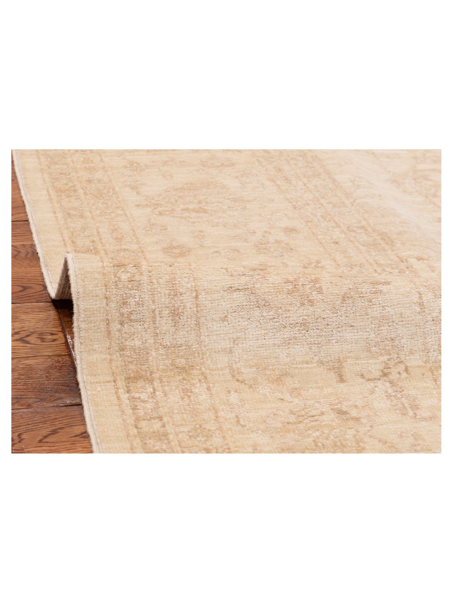 Laila 115209 Ivory Ivory 7.10x9.9 Hand Knotted Rug