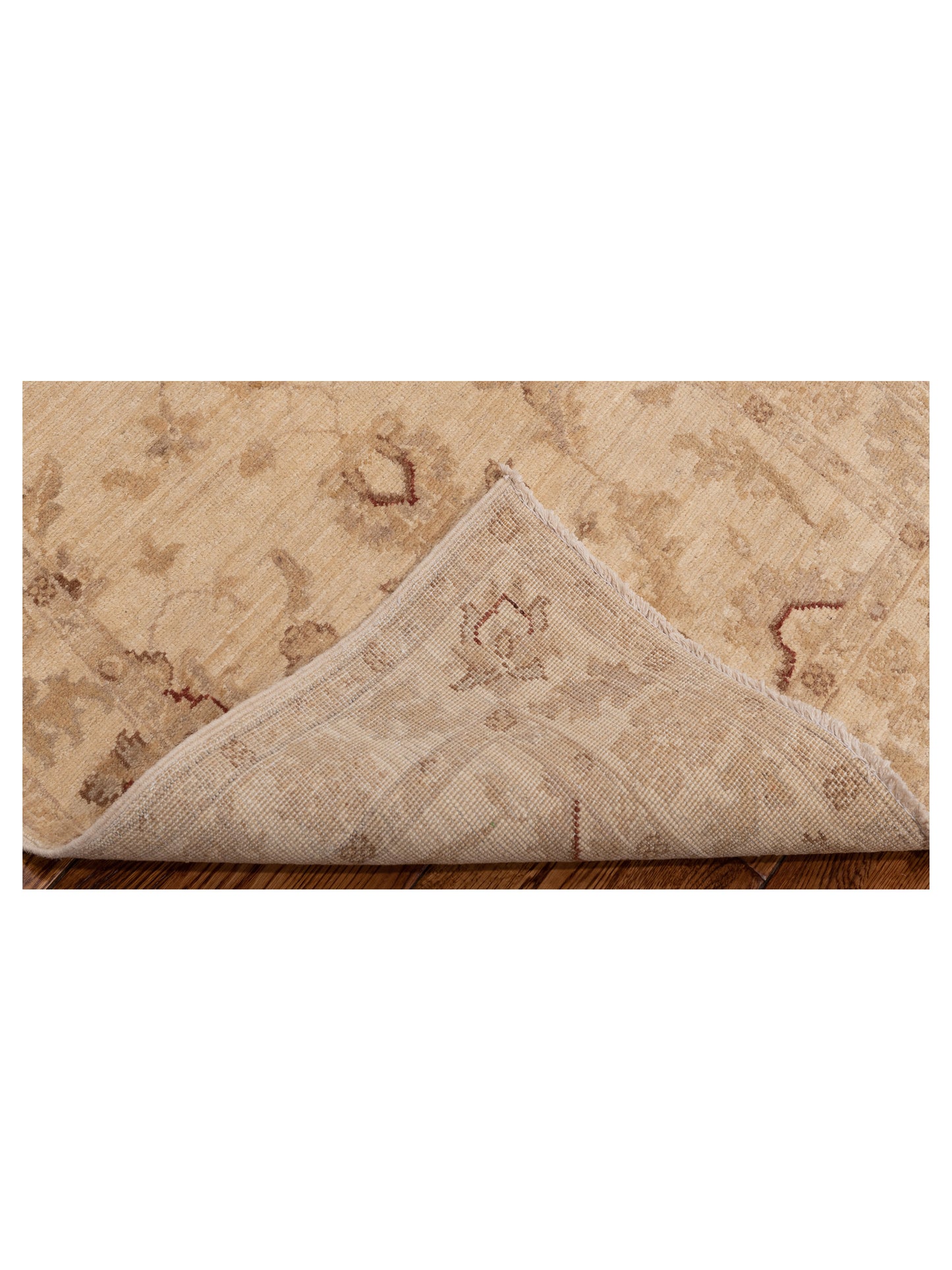 Sultan 116855 Ivory Ivory 2.7x7.9 Hand Knotted Rug