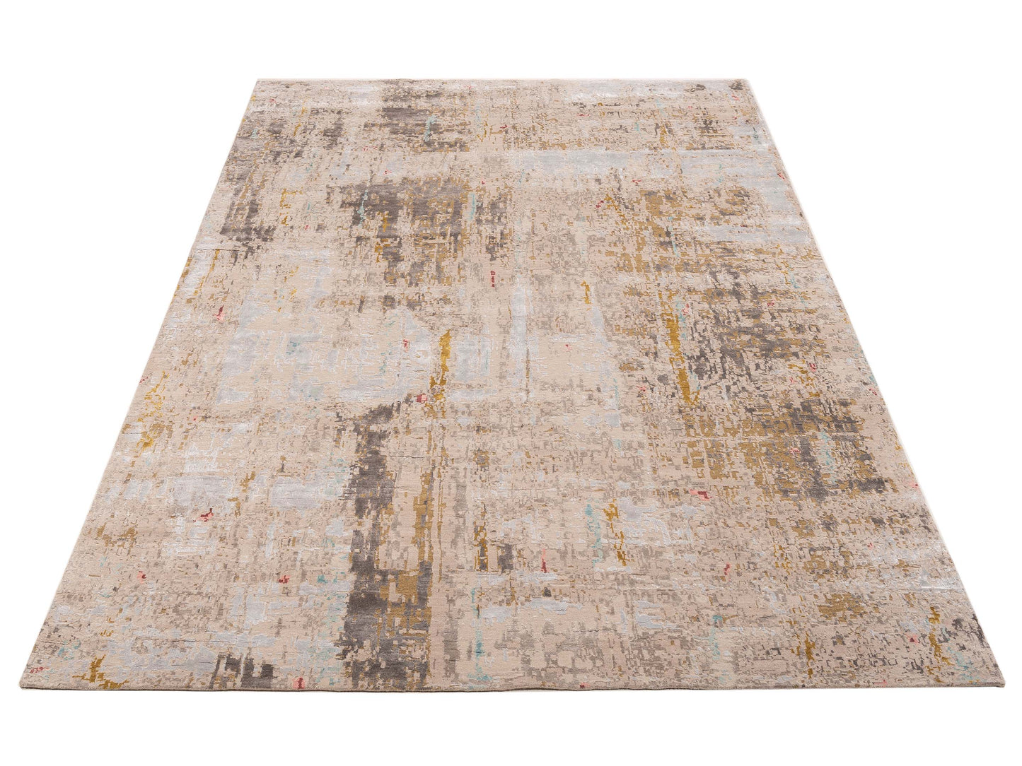 Tibetino 153850 Beige Ivory 9.1X12.1 Hand Knotted Rug