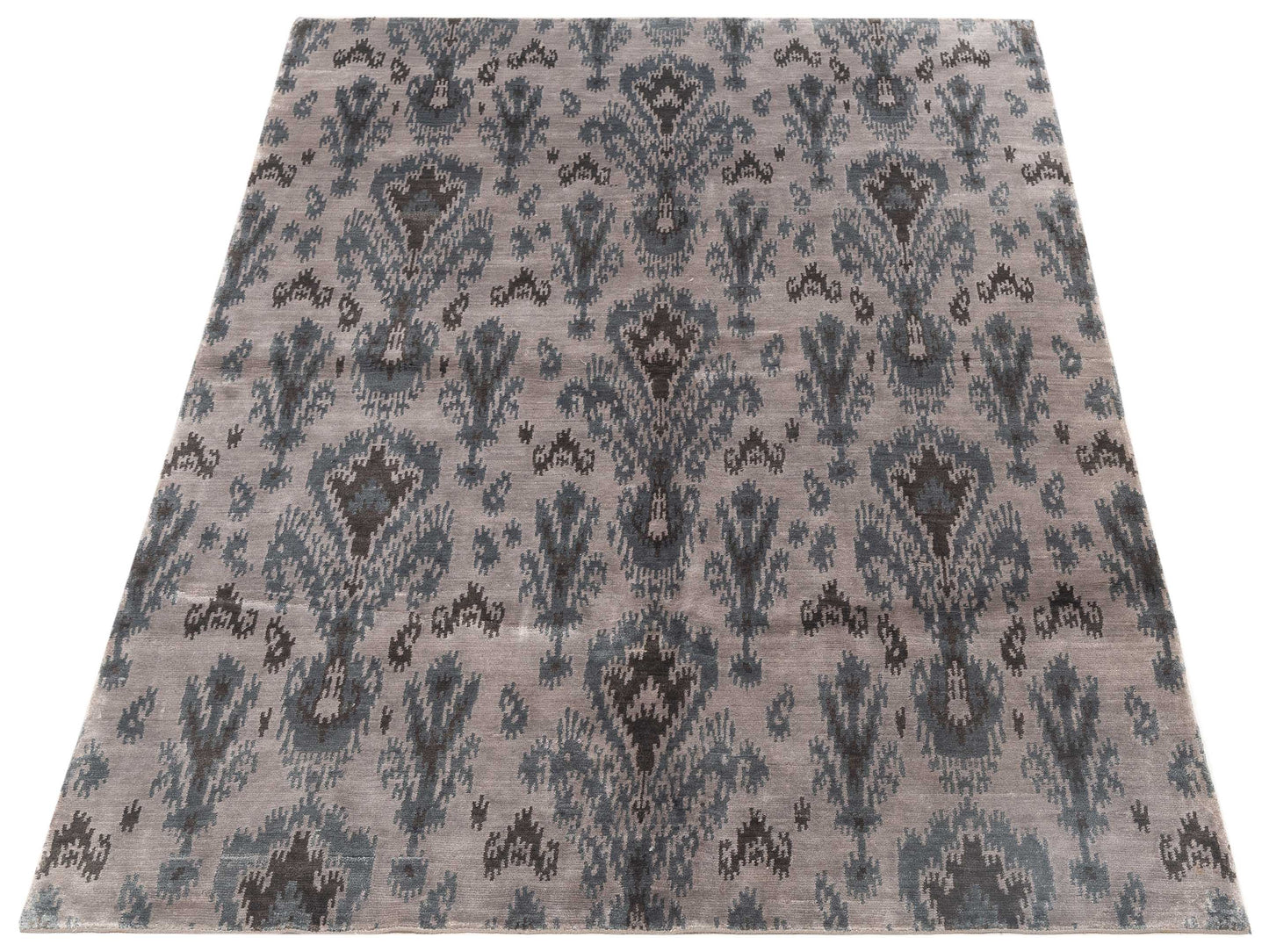 Tibetino 119203 Silver Green 6x7.11 Hand Knotted Rug