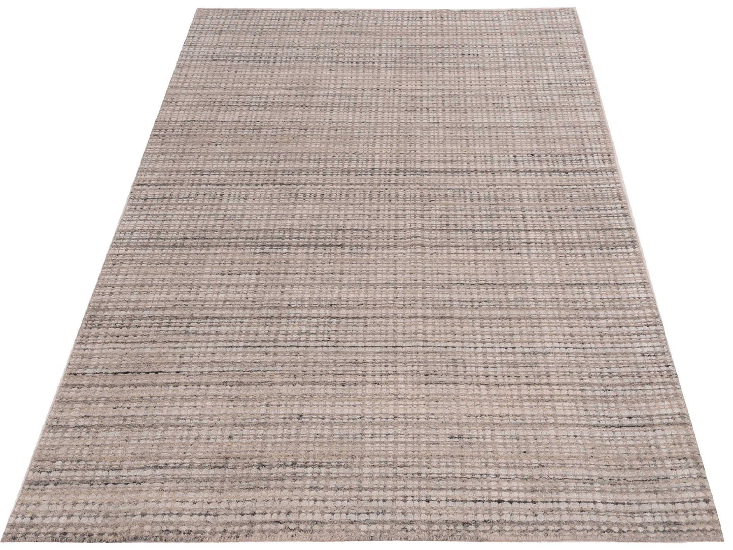 Himalayan 144680 Silver Gray 6.1x9.1 Hand Knotted Rug