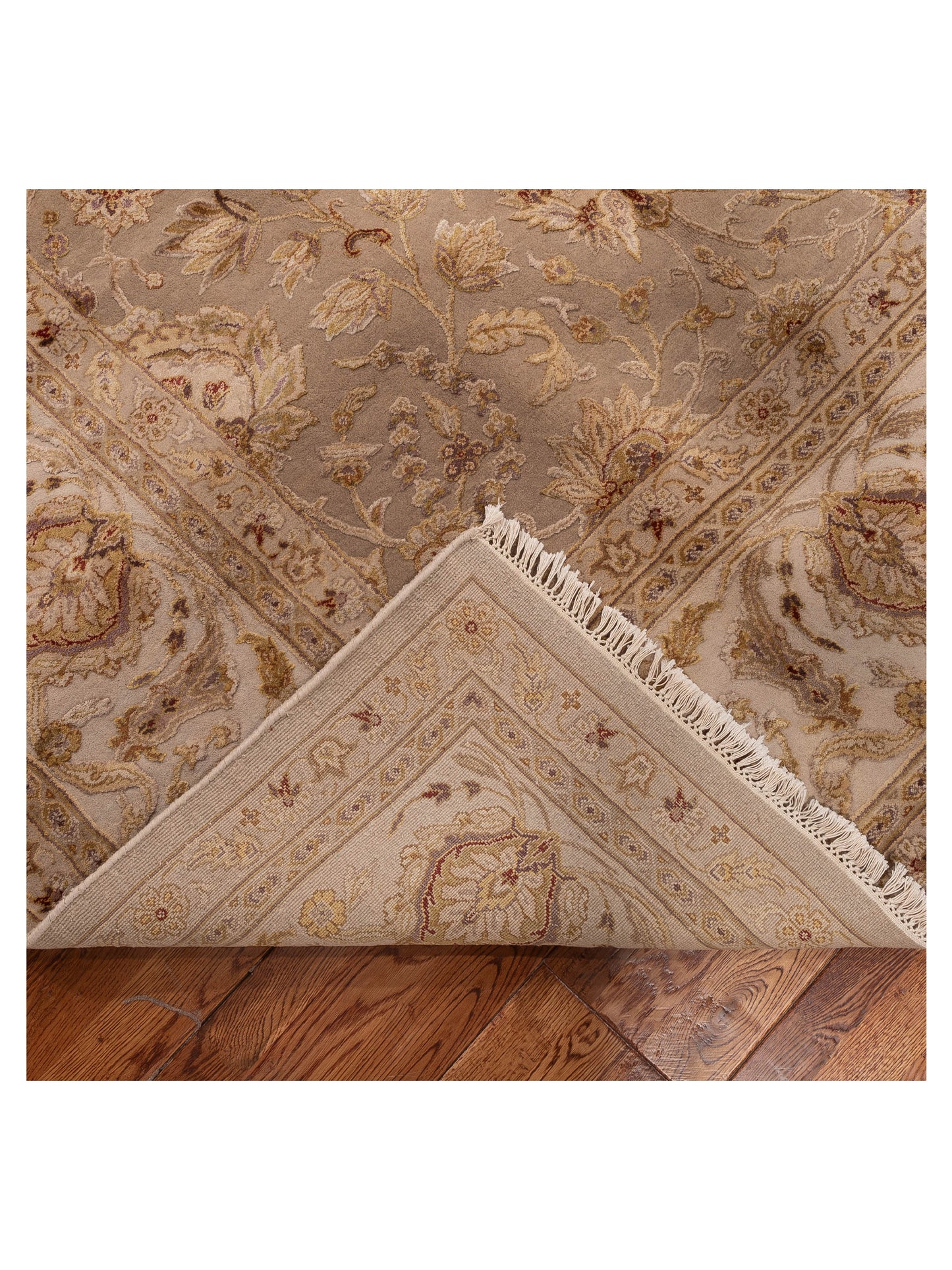 Imperial Silk 152099 Beige Ivory 10x14.3 Hand Knotted Rug