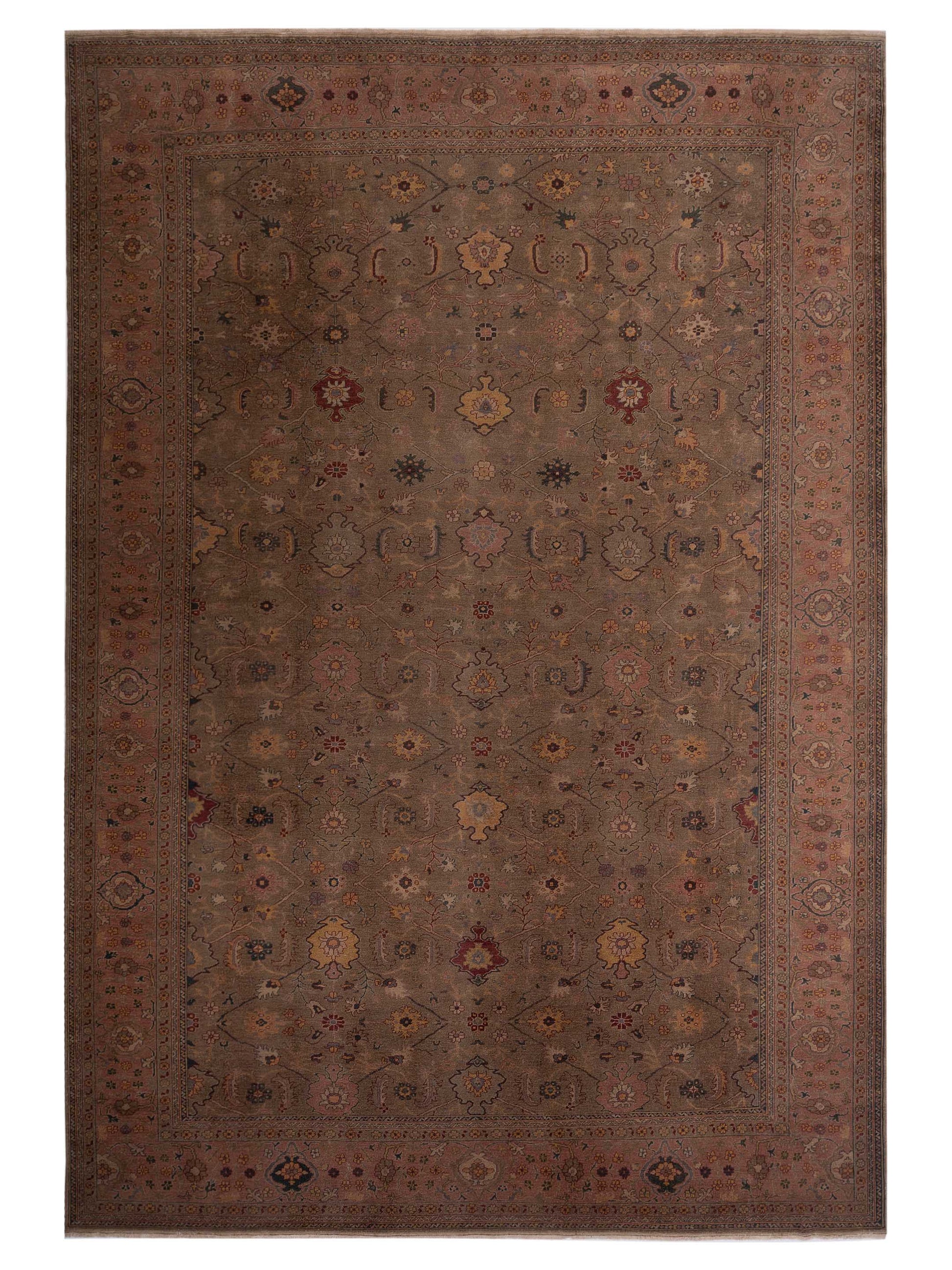 Pasha Turkish Elvan  Green Pink Traditional