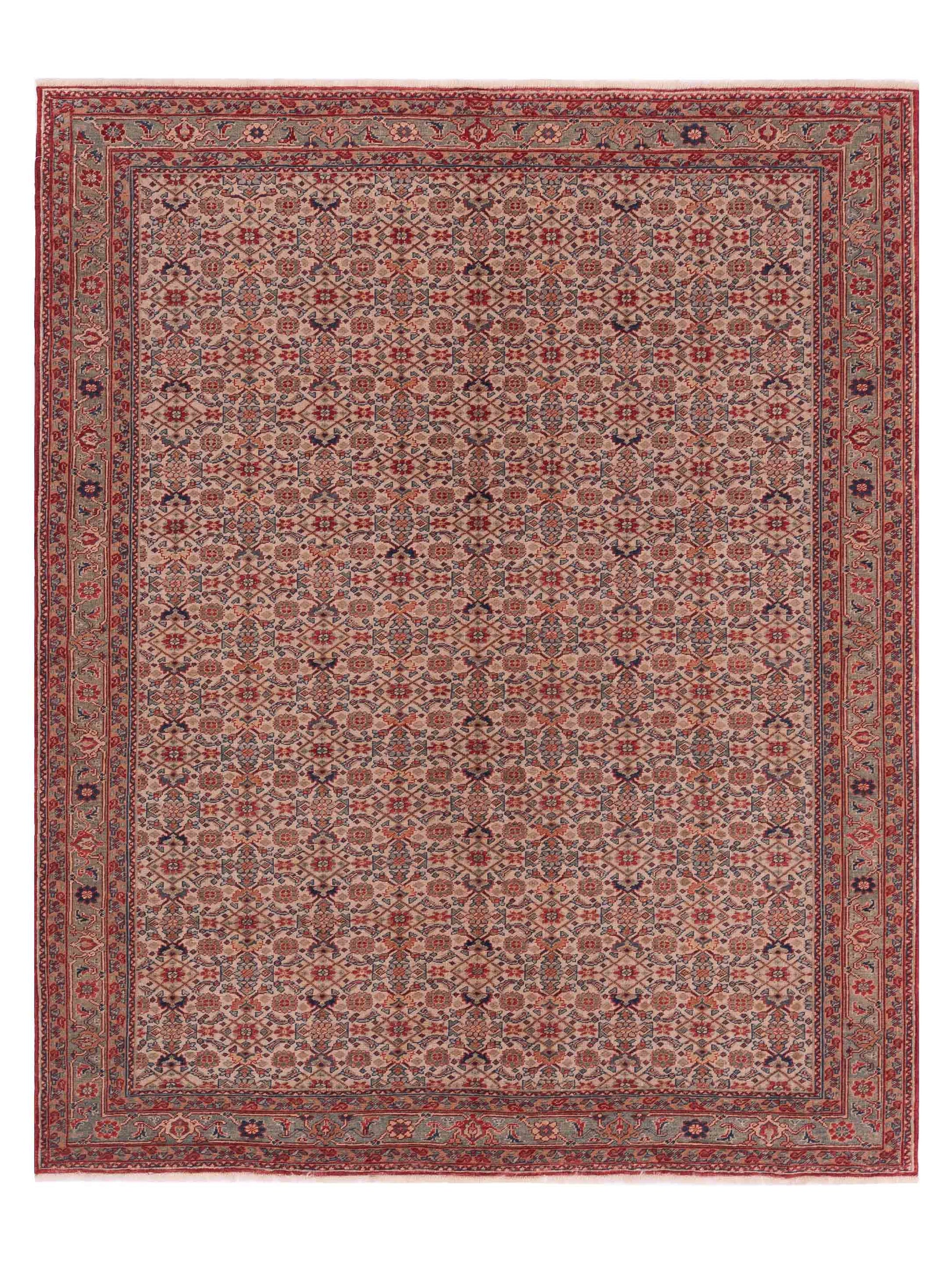 Pasha Antique Loom  Ivory Sage Green Traditional
