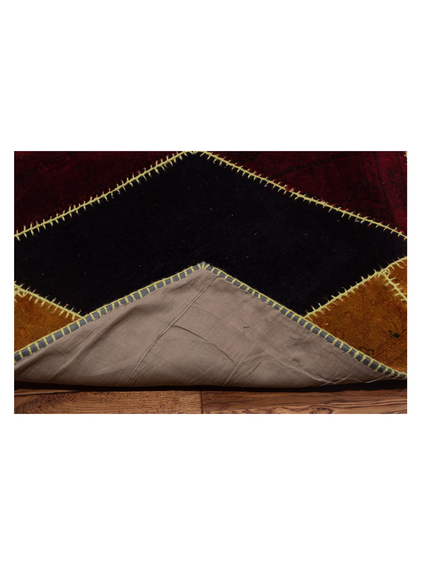 Turkish Vestige Patchwork 114231 Multi 8.2x9.6 Hand Knotted Rug