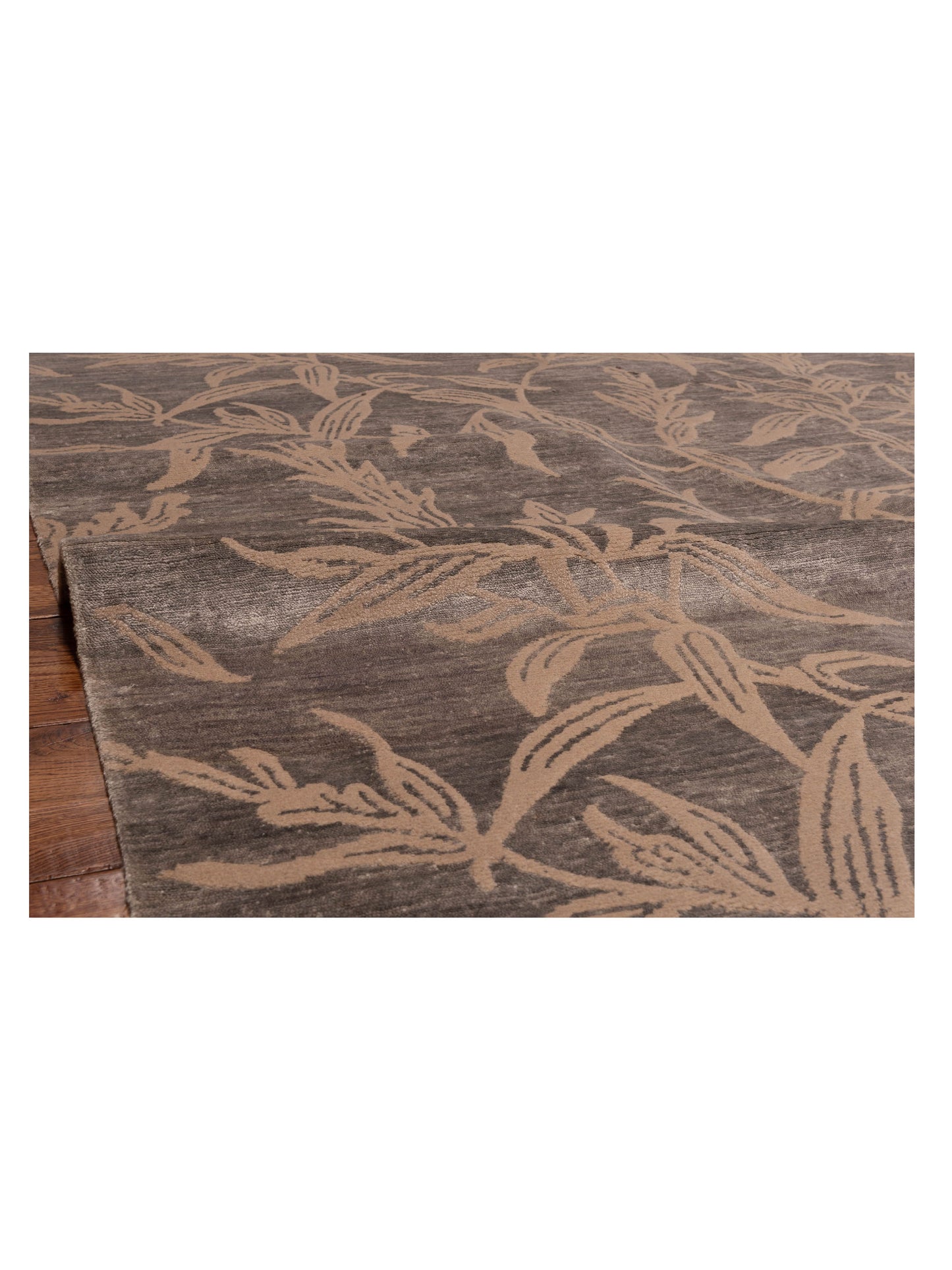 Tibetino 119736 Gray 6.1x8.10 Hand Knotted Rug