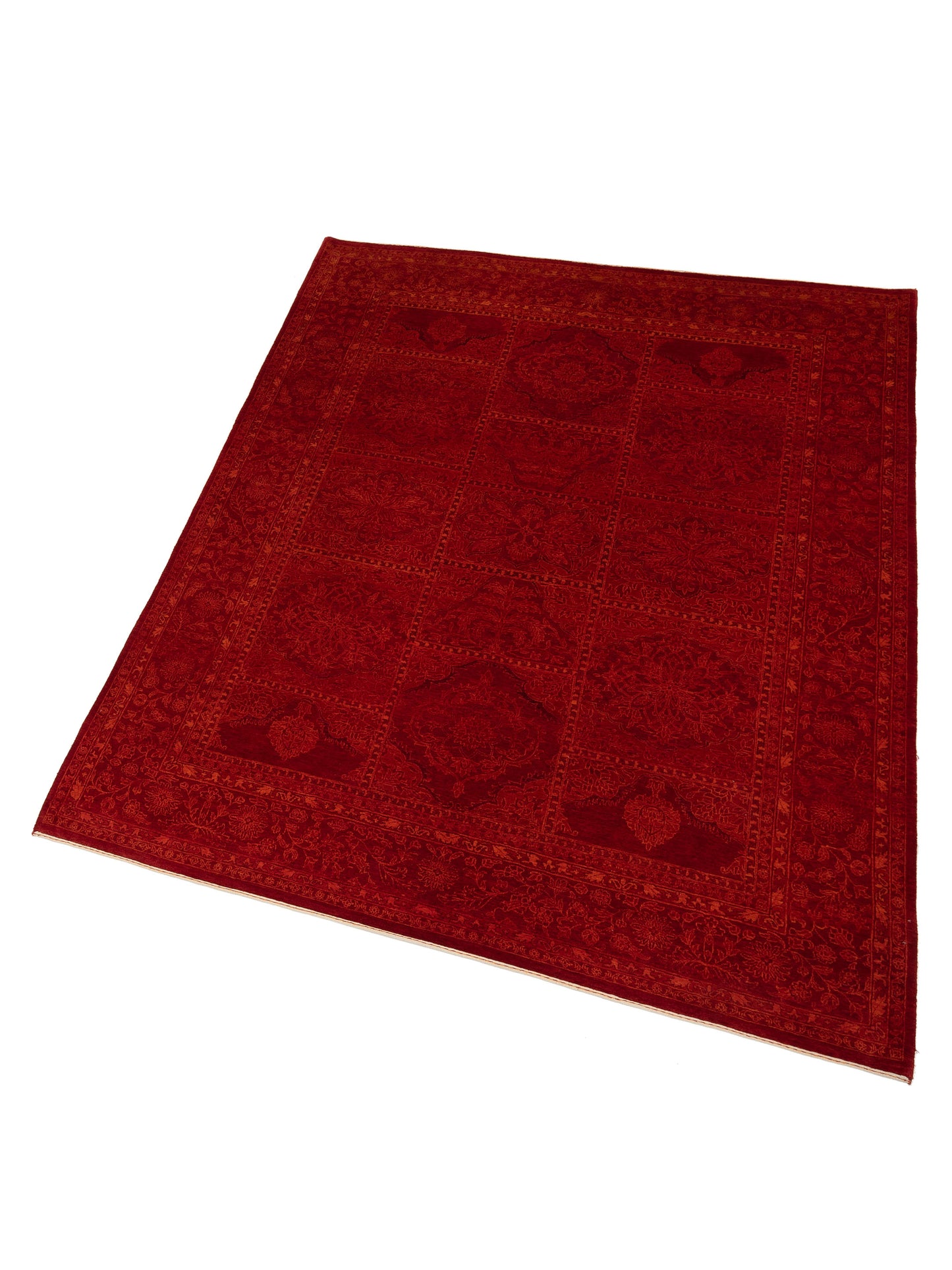 Loribaft 108461 Red 7.11x9.11 Hand Knotted Rug