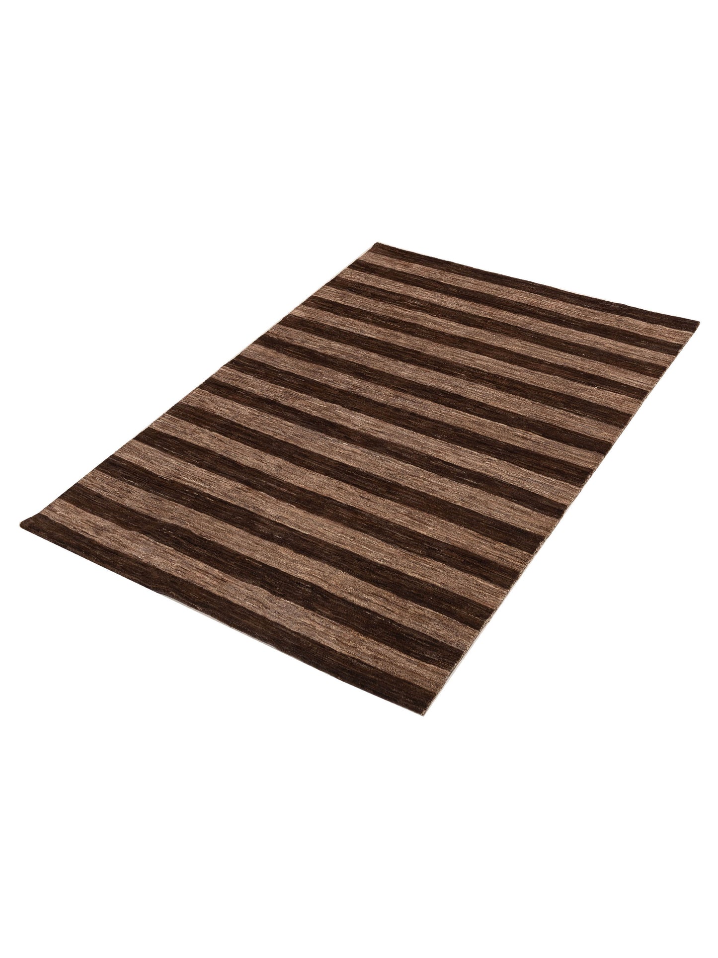 Tibetino 154003 Brown Beige 5.5x7.11 Hand Knotted Rug