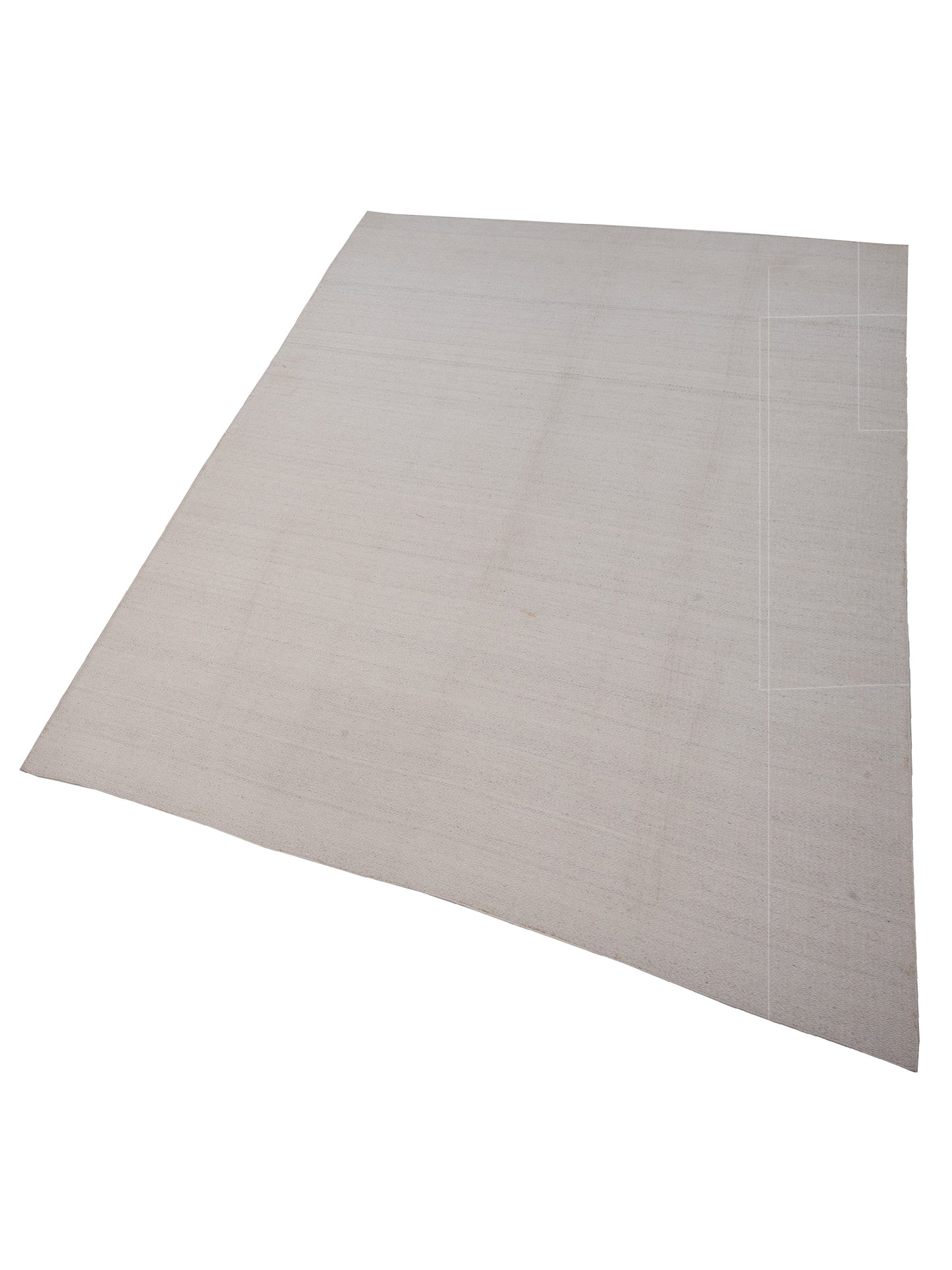Kilim Modern 132082 Ivory 10x14 Hand Woven Rug