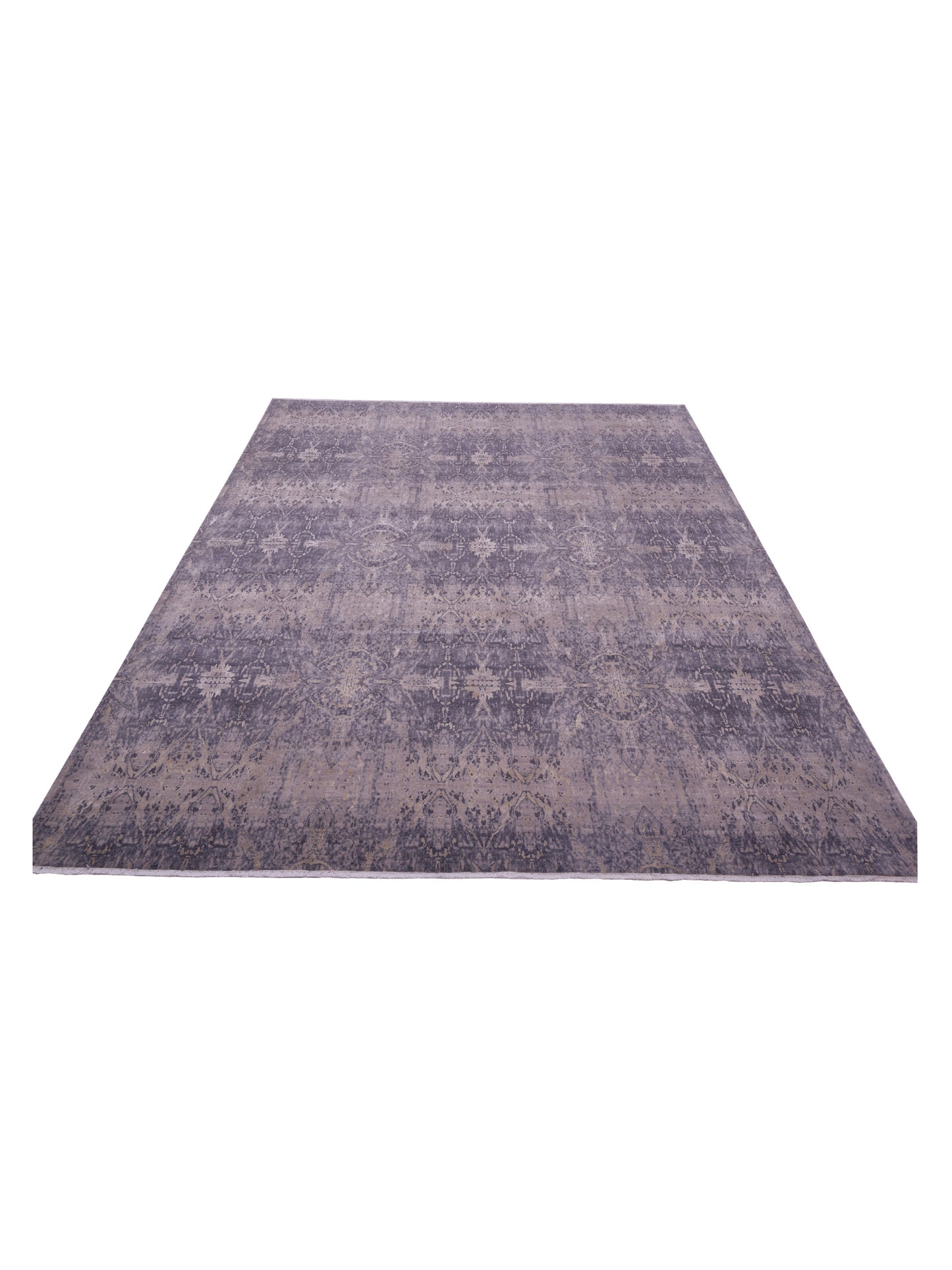 Mastersilk 127404 Gray Gray 9.1x12.2 Hand Knotted Rug