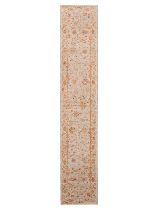 Anadol Angora Oushak  Ivory Ivory Traditional