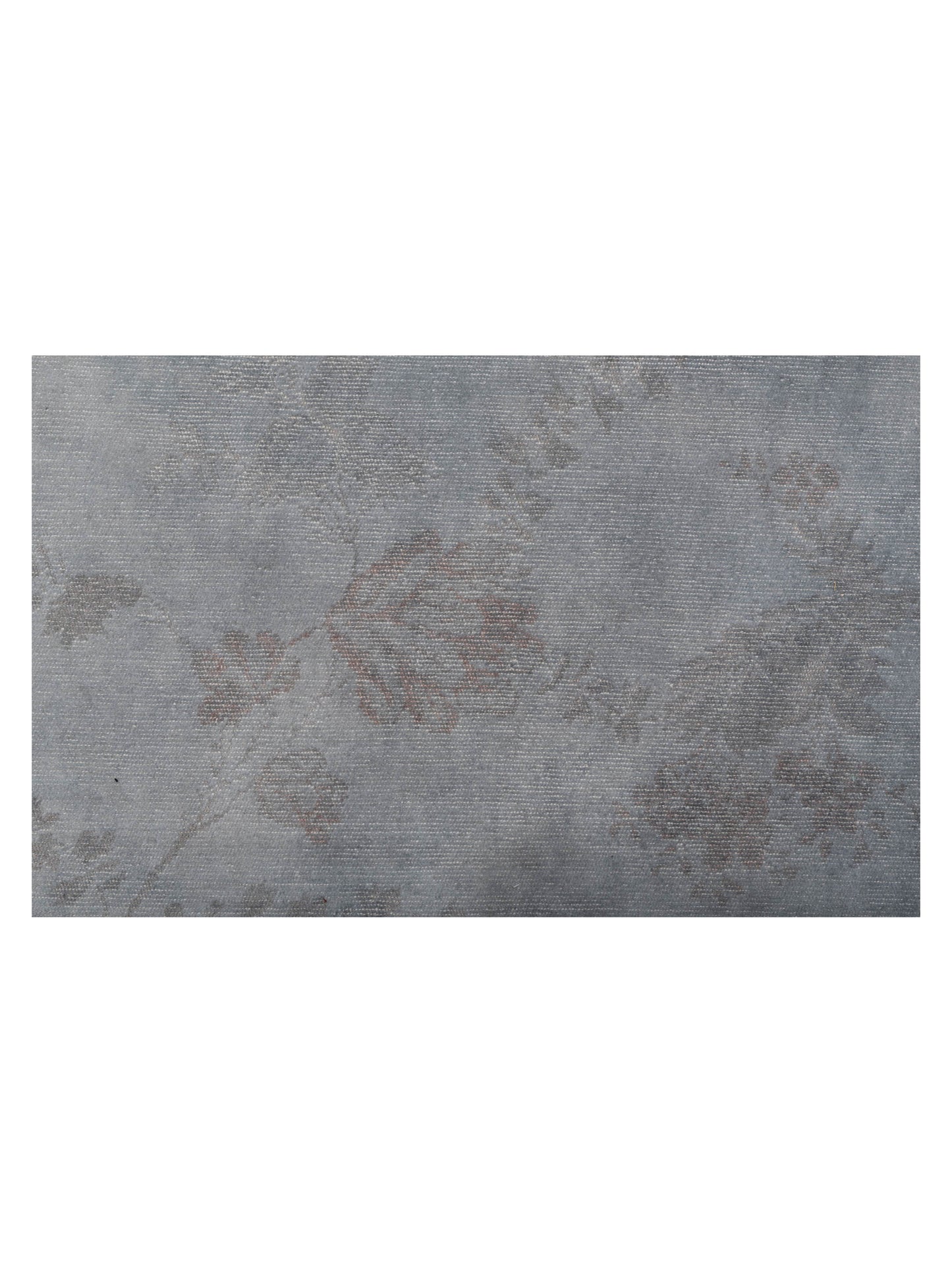 Vintage 107527 Light Gray 12.4x16 Hand Knotted Rug