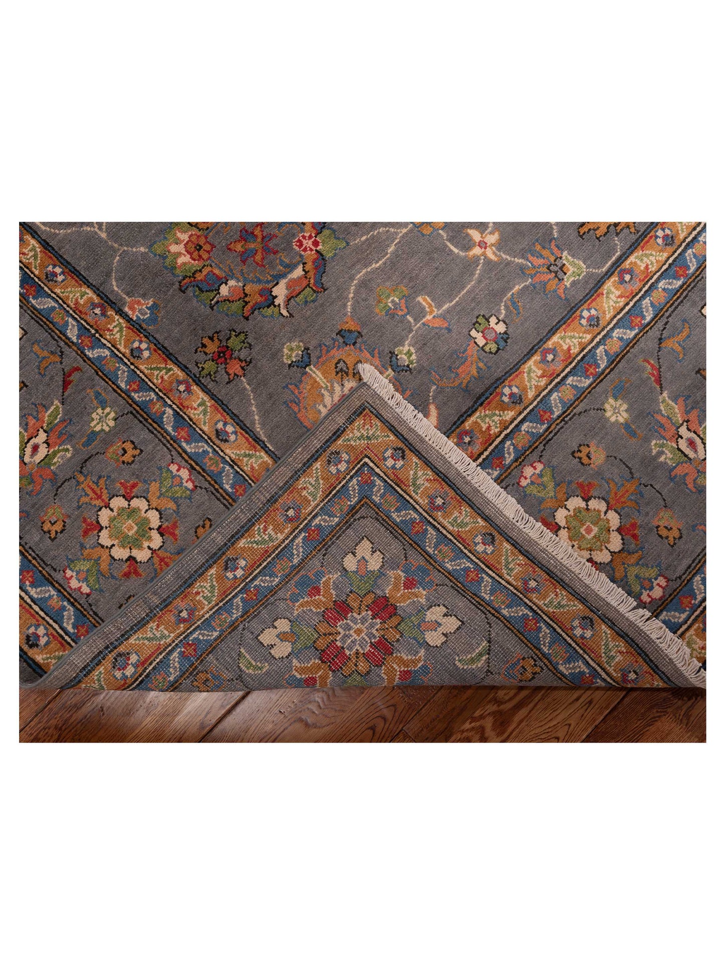 Kazak 151943 Gray Gray 8.2x10.10 Hand Knotted Rug