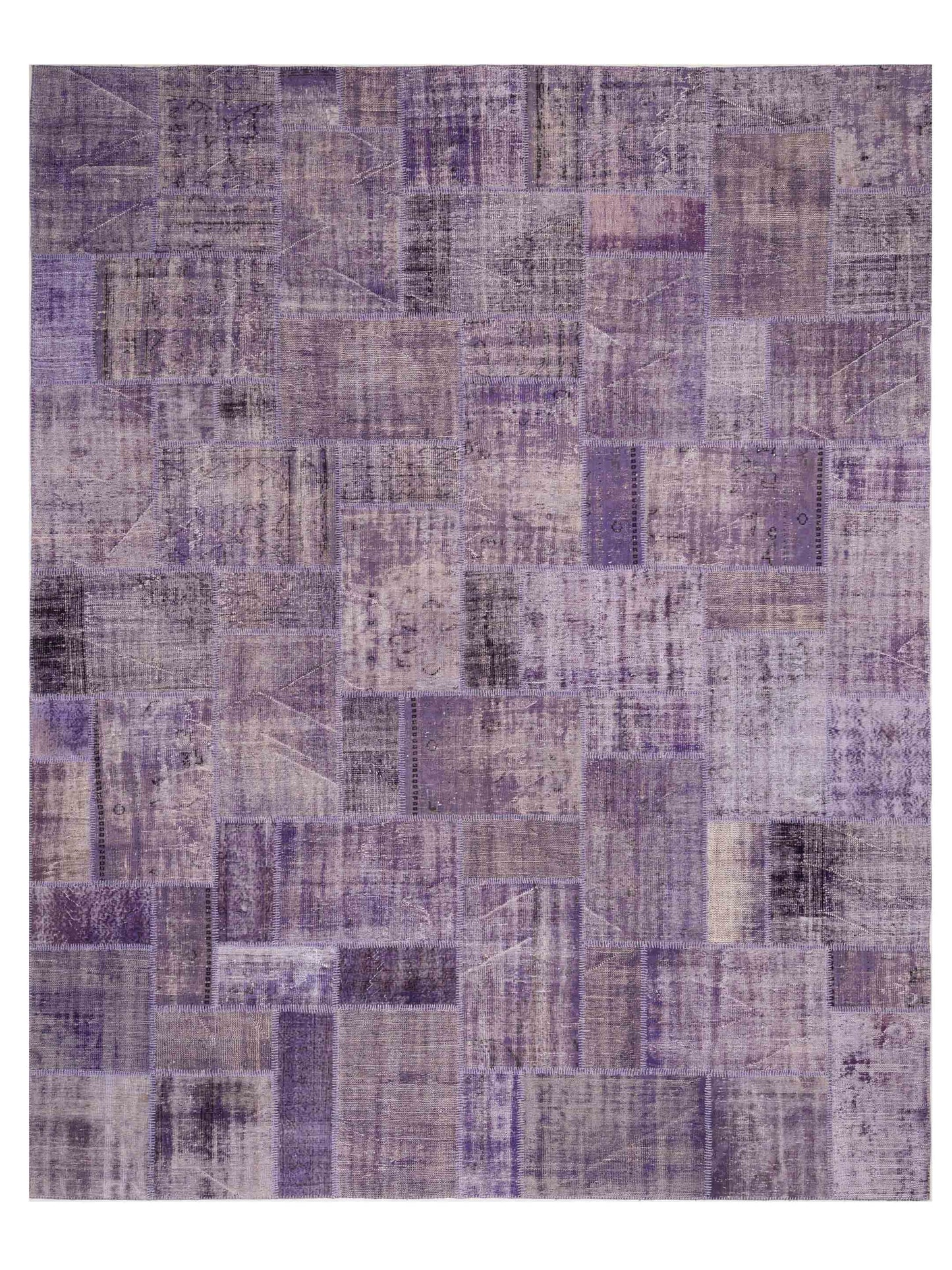 Pasha Turkish Vestige Patchwork  Purple  Contemporary
