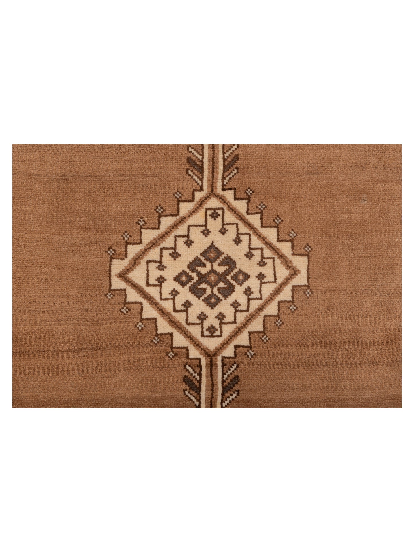 Old Anatolian 91573 Brown Brown 3.10x7.3 Hand Knotted Rug