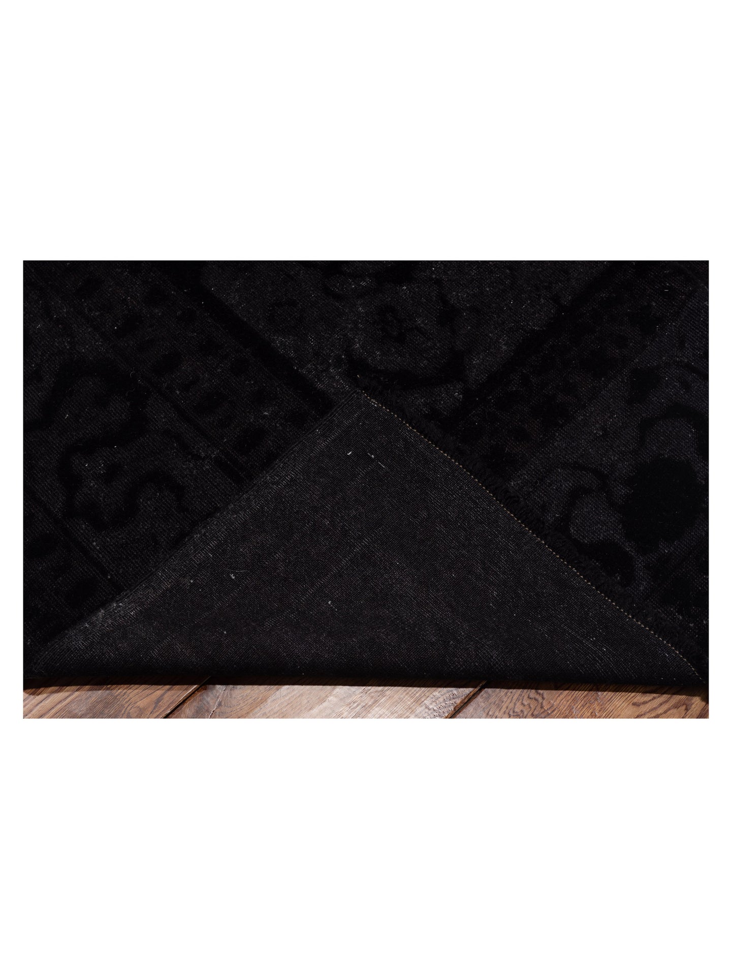 Antique Loom 117184 Black Black 10.2x14 Hand Knotted Rug