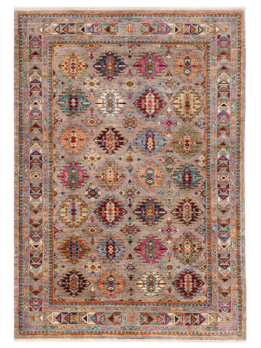 Nomad Kazak  Gray Gray Tribal