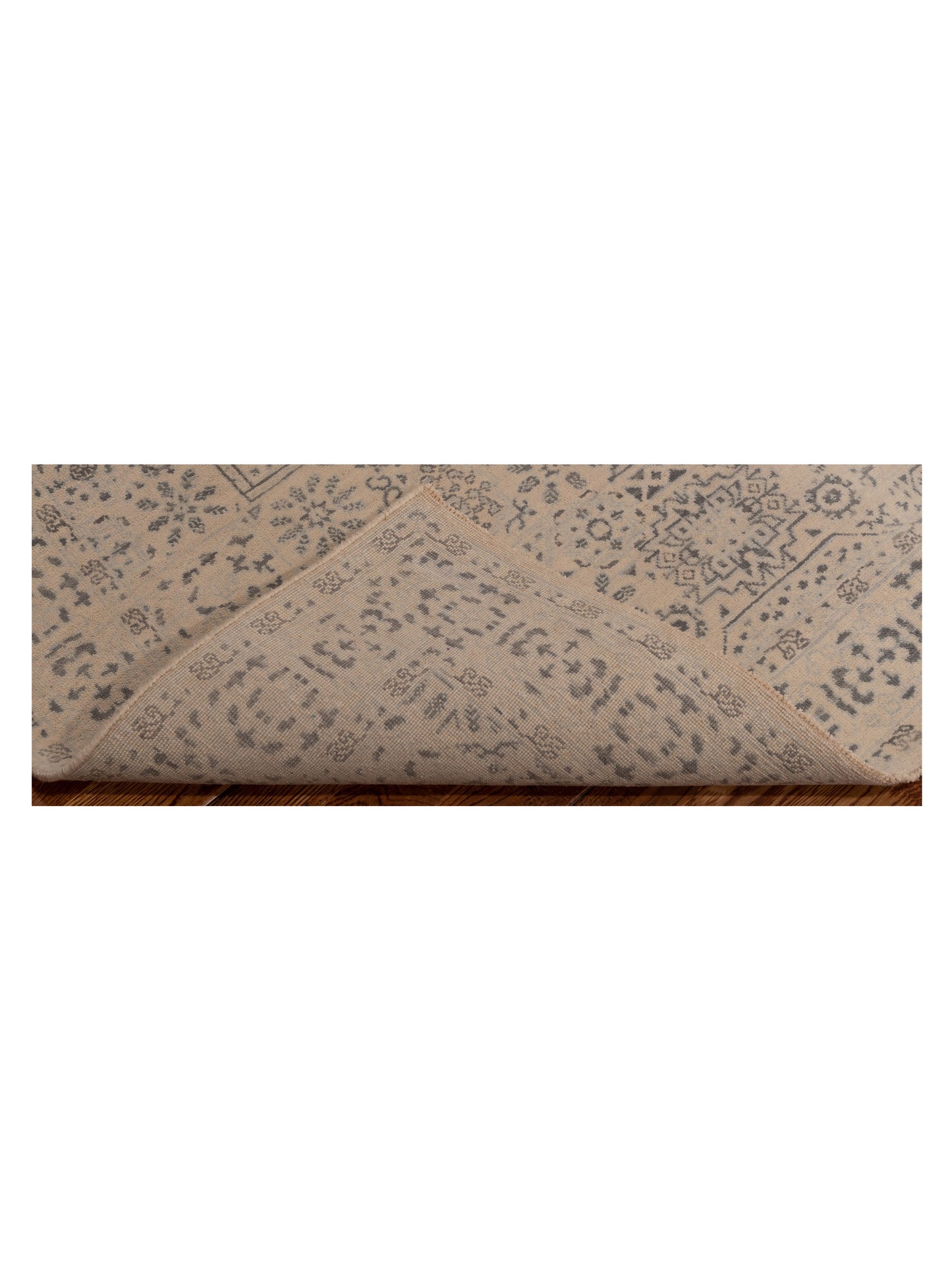 Mamluk 125090 Ivory Ivory 4x5.11 Hand Knotted Rug