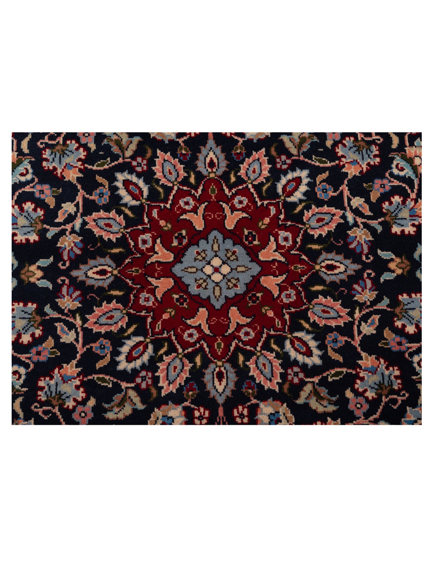 Crown 147779 Navy Pink 4x6 Hand Knotted Rug