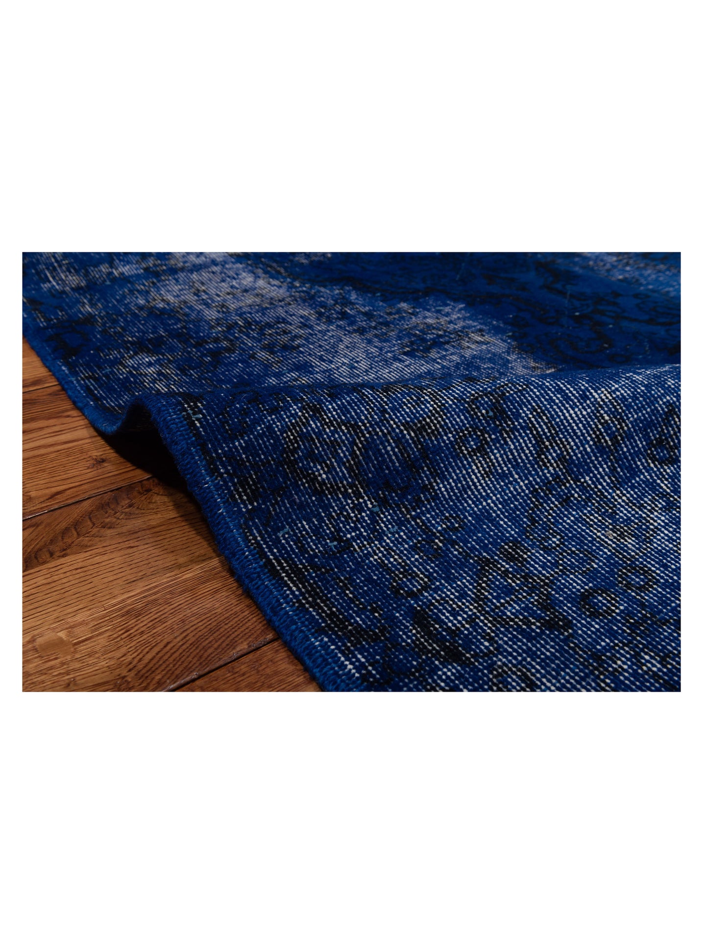 Vintage 111765 Dark Blue 3.10x7.1 Hand Knotted Rug