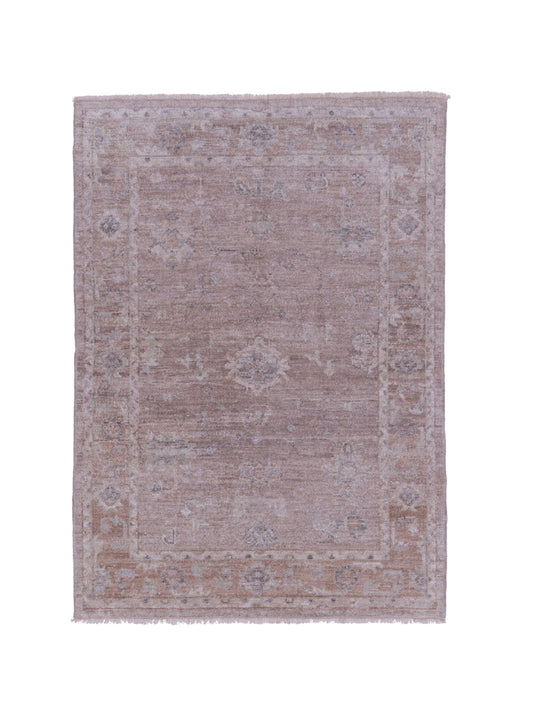 Anadol Angora Oushak  Beige Dark Gray Traditional