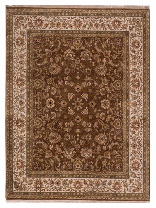 Rajpur Jahan  Brown Ivory Traditional