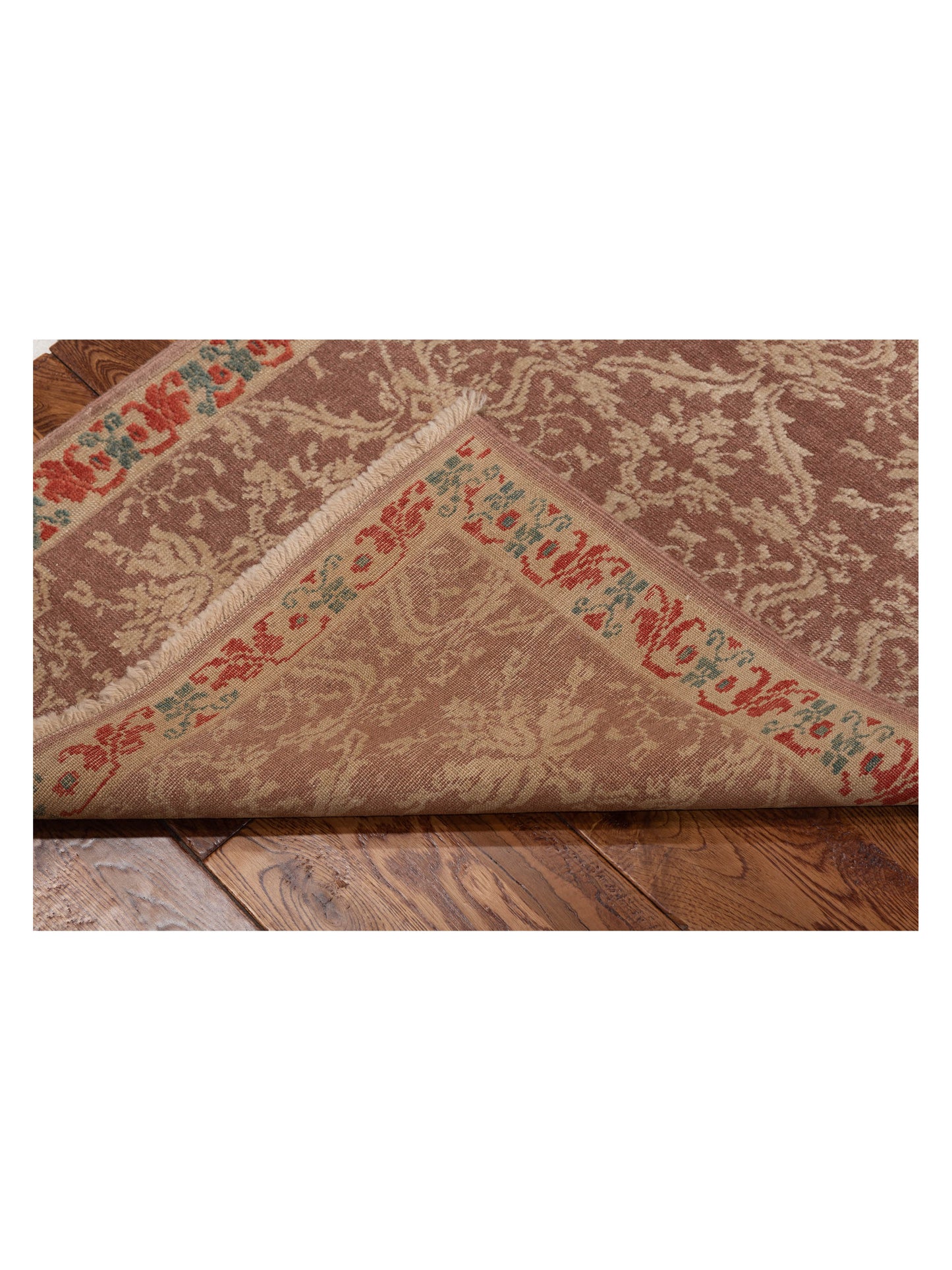 Antique Loom 107978 Purple Beige 2.6x9.11 Hand Knotted Rug