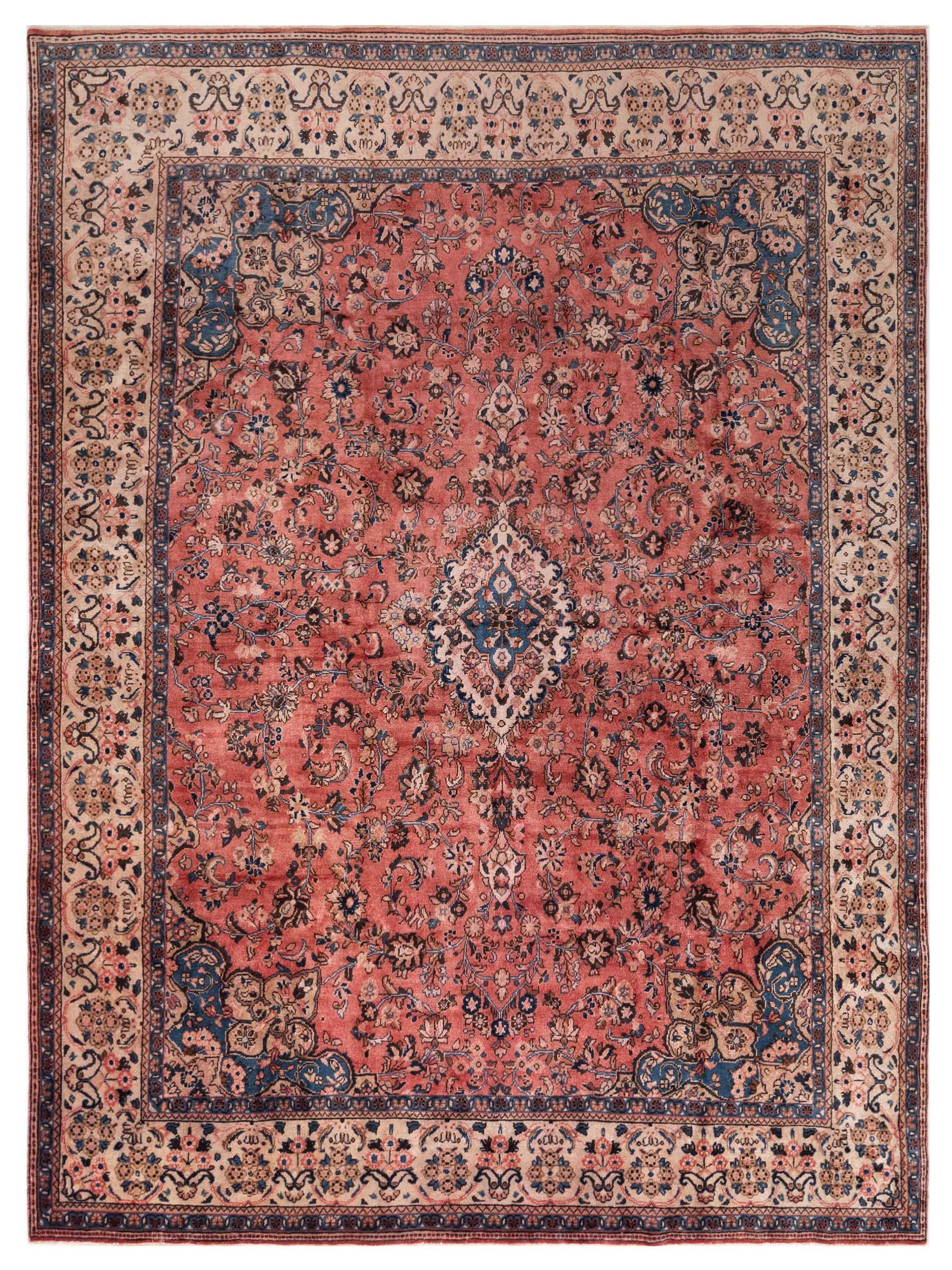 Pasha Persian  Rust Ivory Traditional