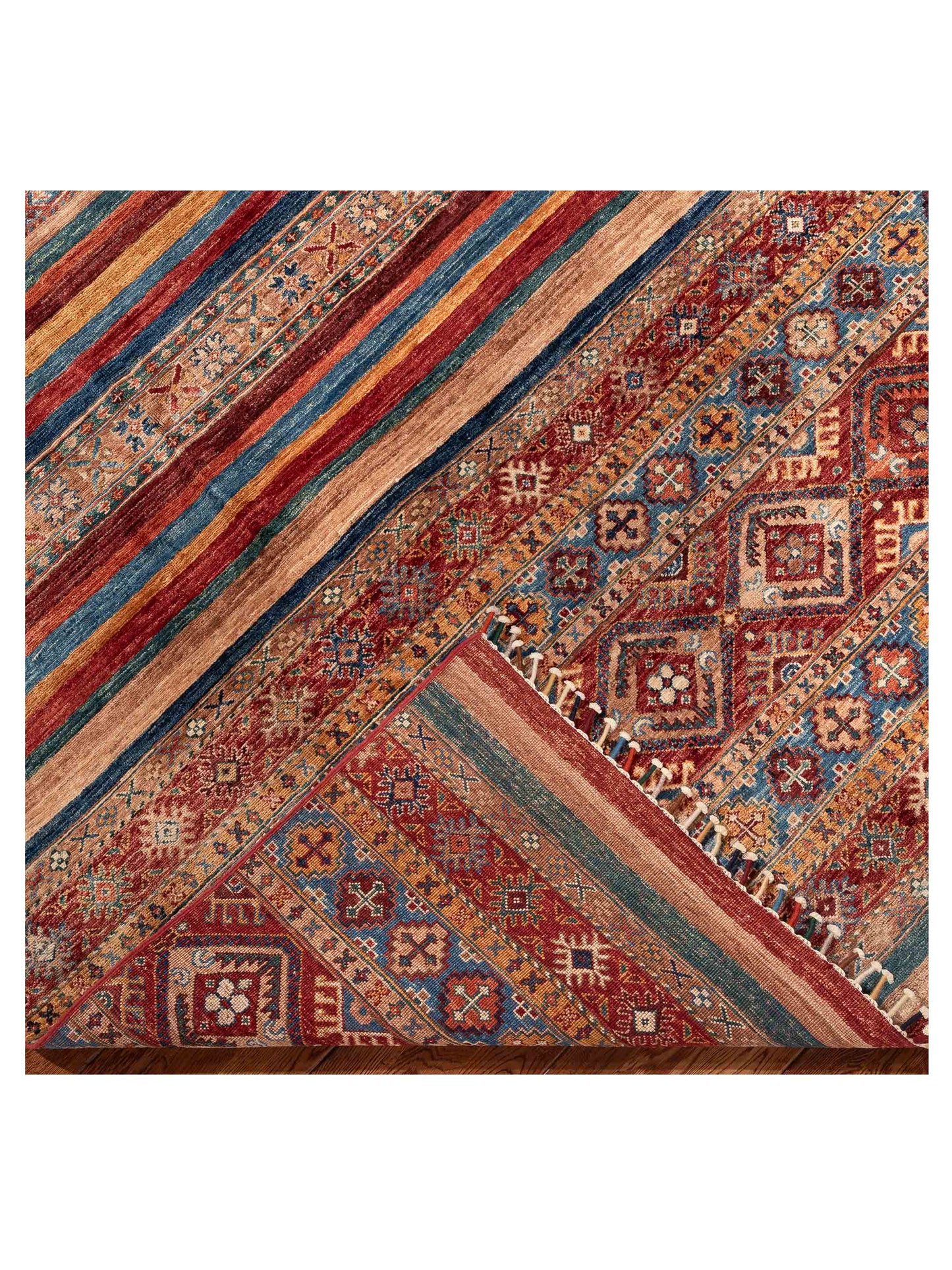 Khorjin 156146 Multi Multi 9x11.11 Hand Knotted Rug