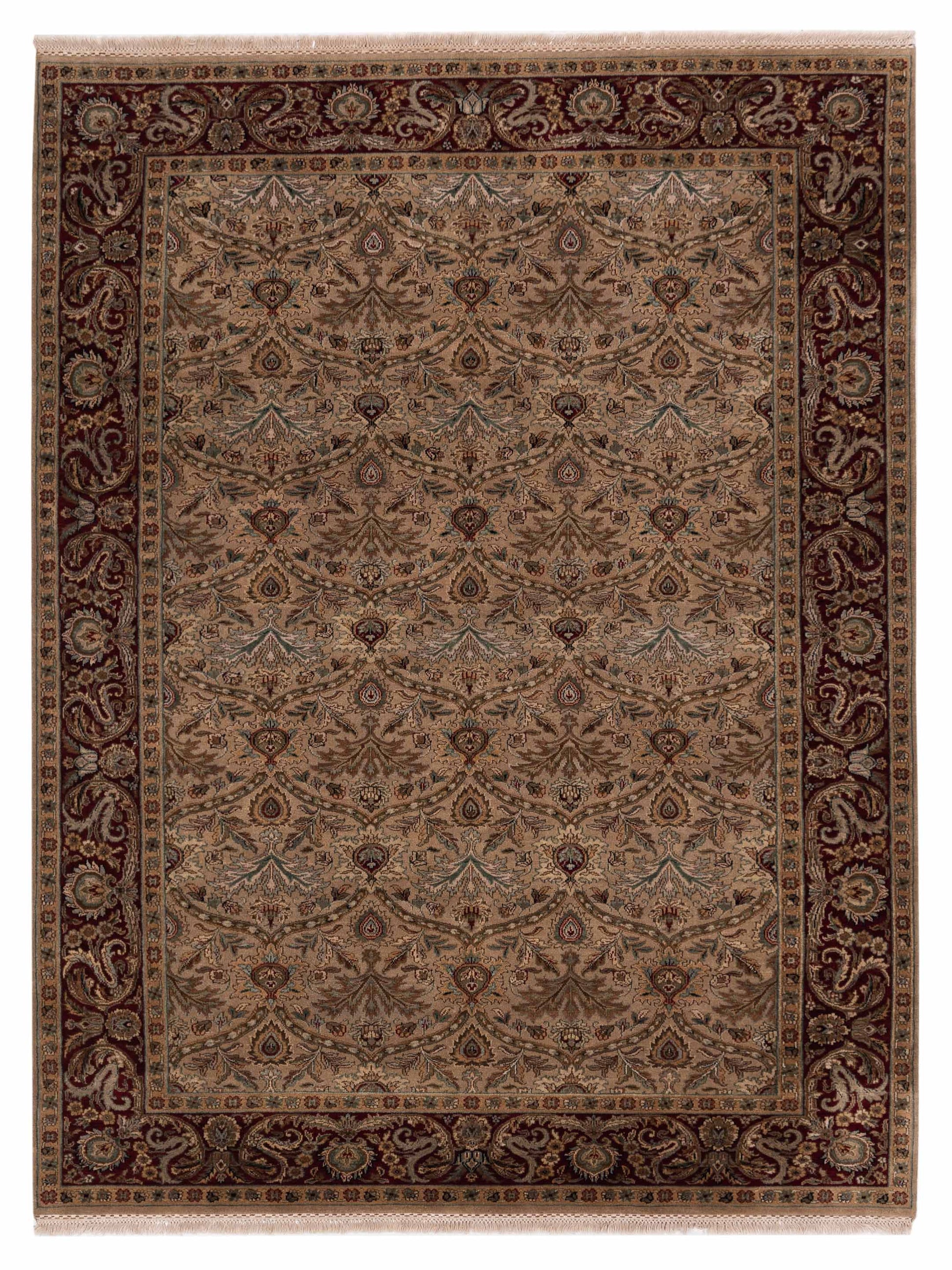 Rajpur Crown  Cream Red Transitional