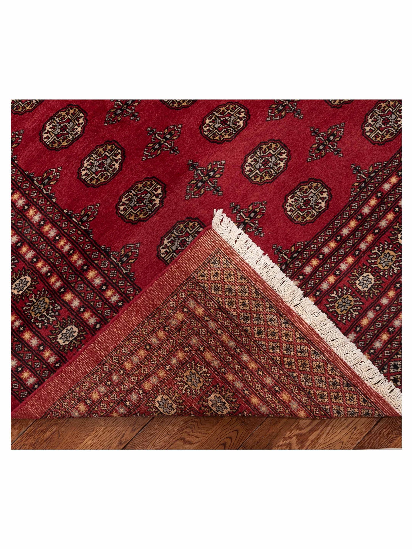 Bokhara 153394 Red Red 9.3x12.1 Hand Knotted Rug
