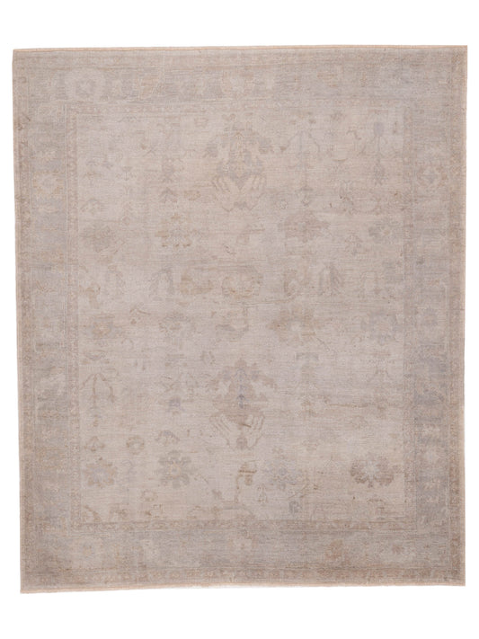 Anadol Angora Oushak  Beige Gray Traditional