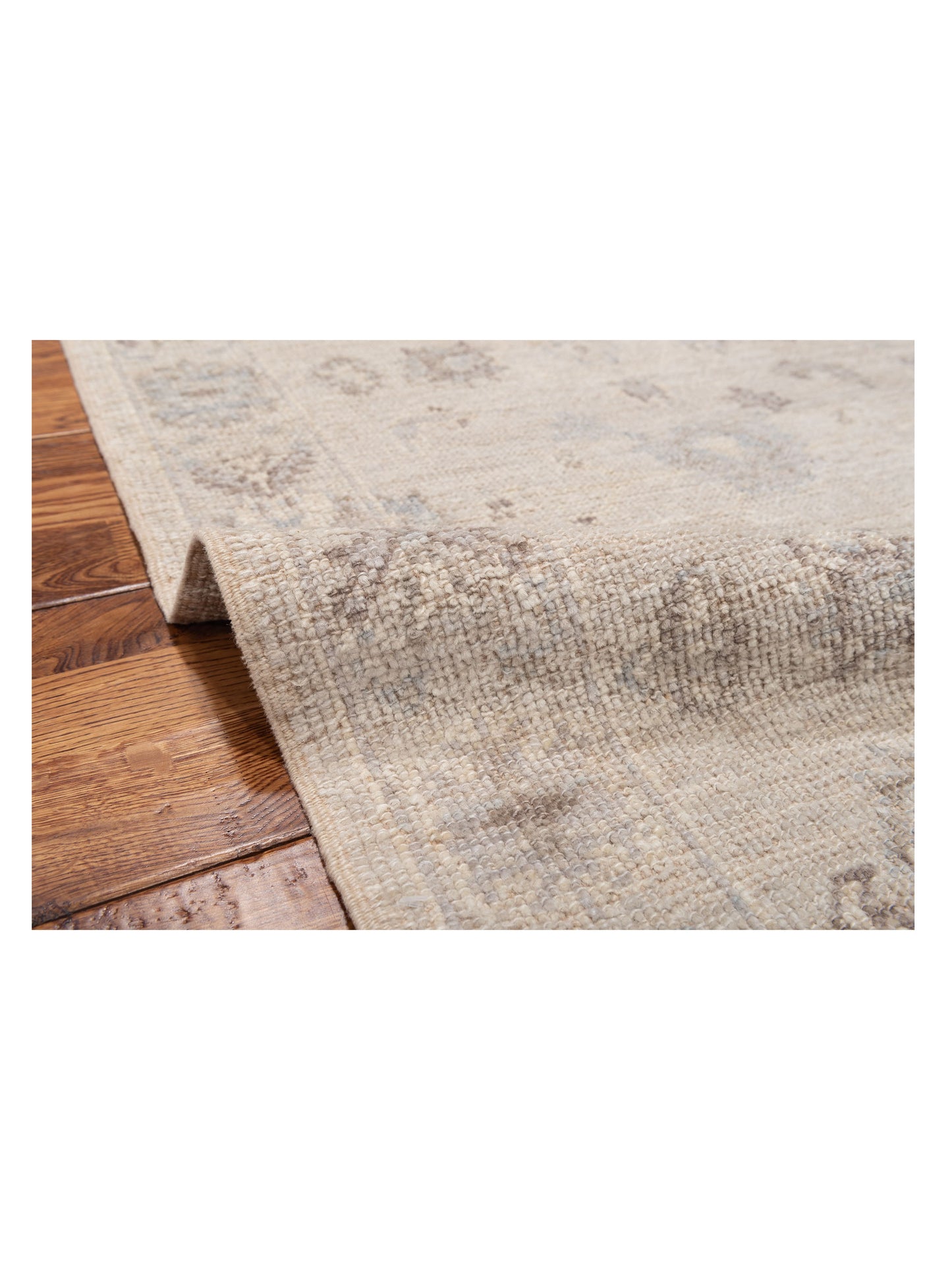 Angora Oushak 146983 Silver Silver 2.9x6.2 Hand Knotted Rug
