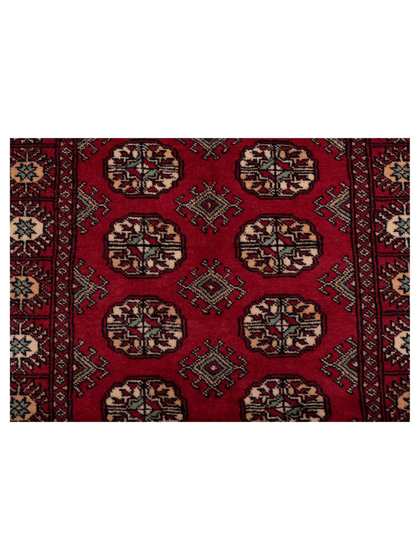 Bokhara 145570 Red Red 3.1x5.2 Hand Knotted Rug