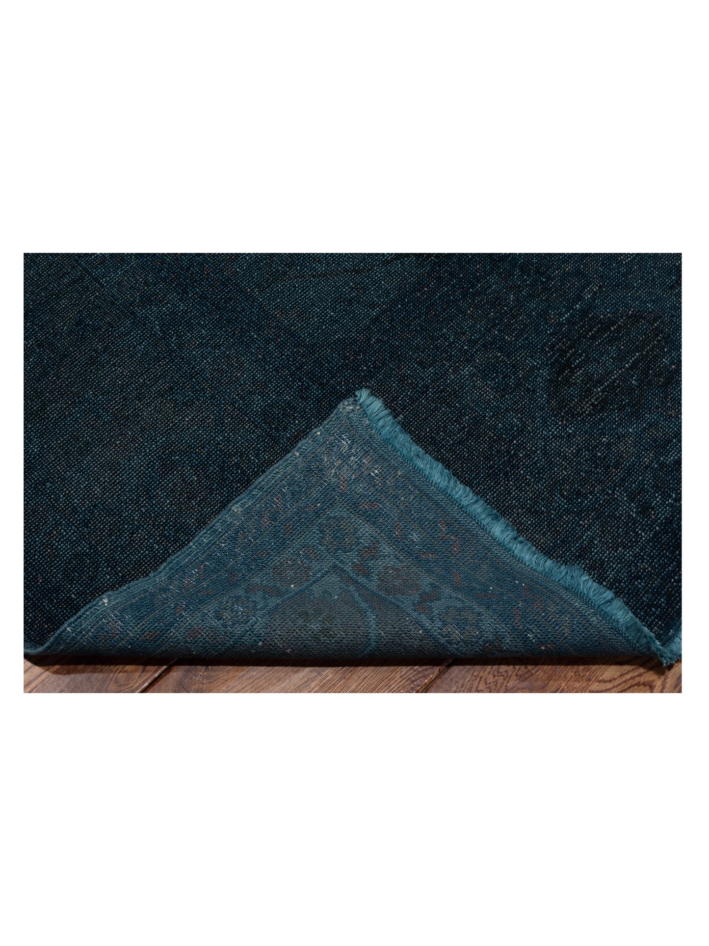 Vintage 70893 Indigo 10.3x13.8 Hand Knotted Rug