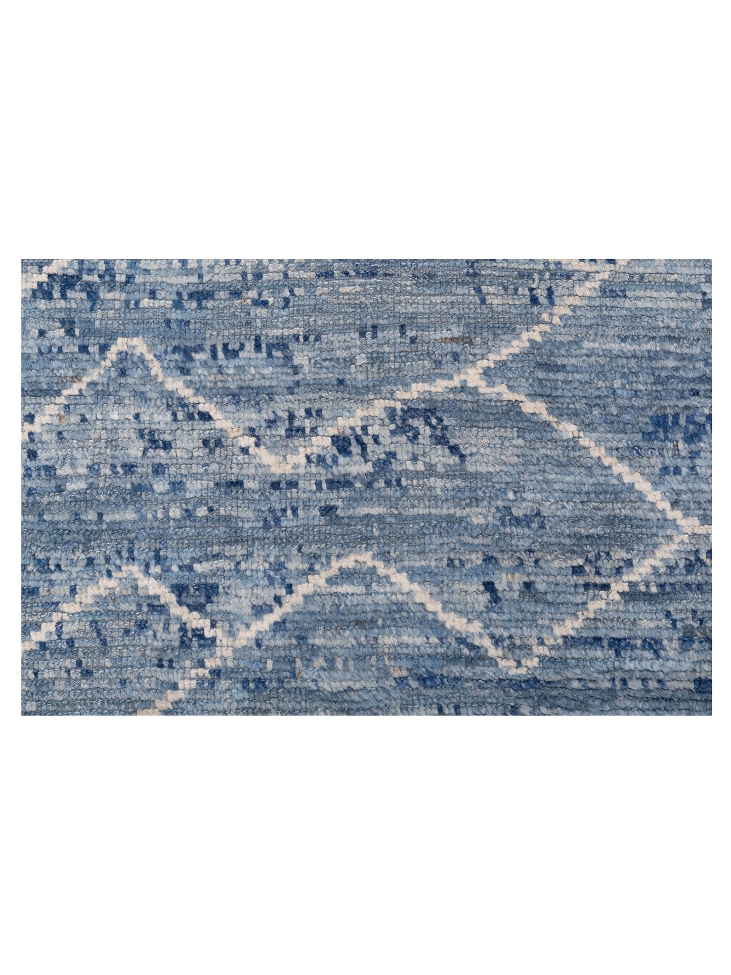 Atlas 148469 Blue Blue 8.1x9.4 Hand Knotted Rug