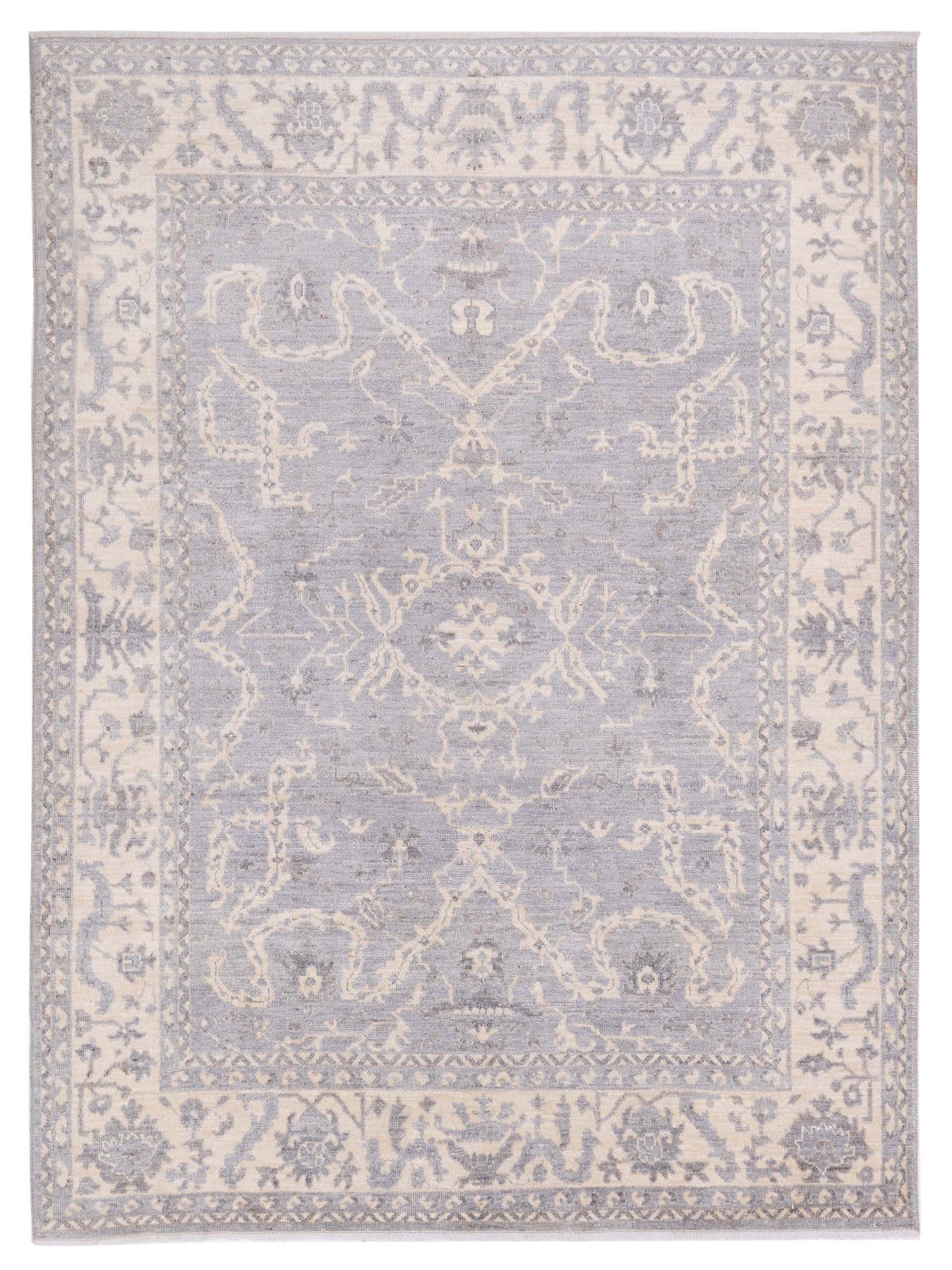 Pasha Anadol Oushak  Gray Ivory Traditional