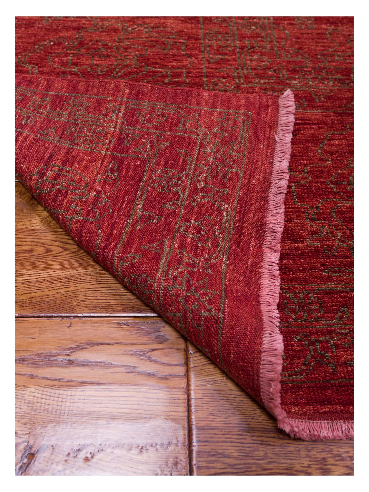 Defne Opal Red Dark Brown 10.2x13.8 Hand Knotted Rug
