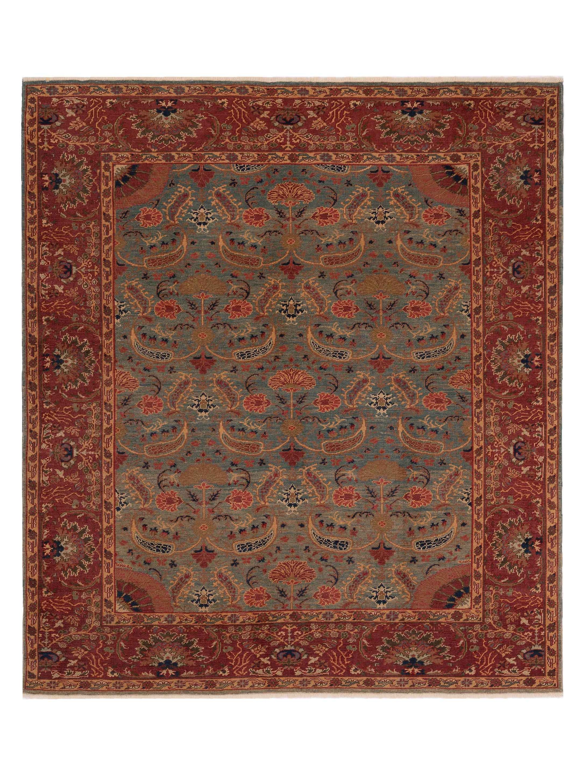 Pasha Antique Loom  Blue Rust Traditional